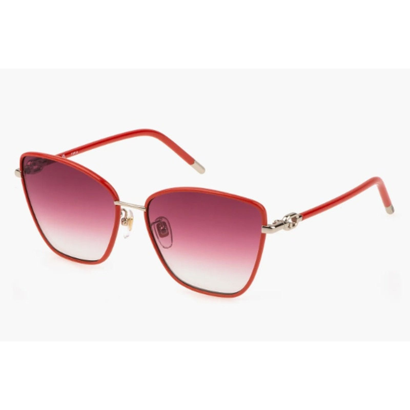 Furla Furla 58mm Gradient Square Sunglasses Shiny Light Gold Size ONE SIZE - 2 Thumbnail