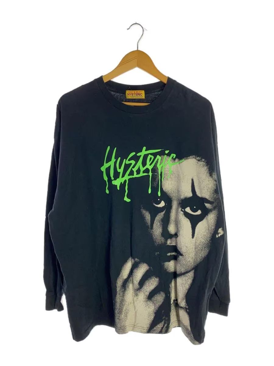 Image of Hysteric Glamour Hysteric Clown Woman Long Sleeve Tee in Black, Men's (Size XL)