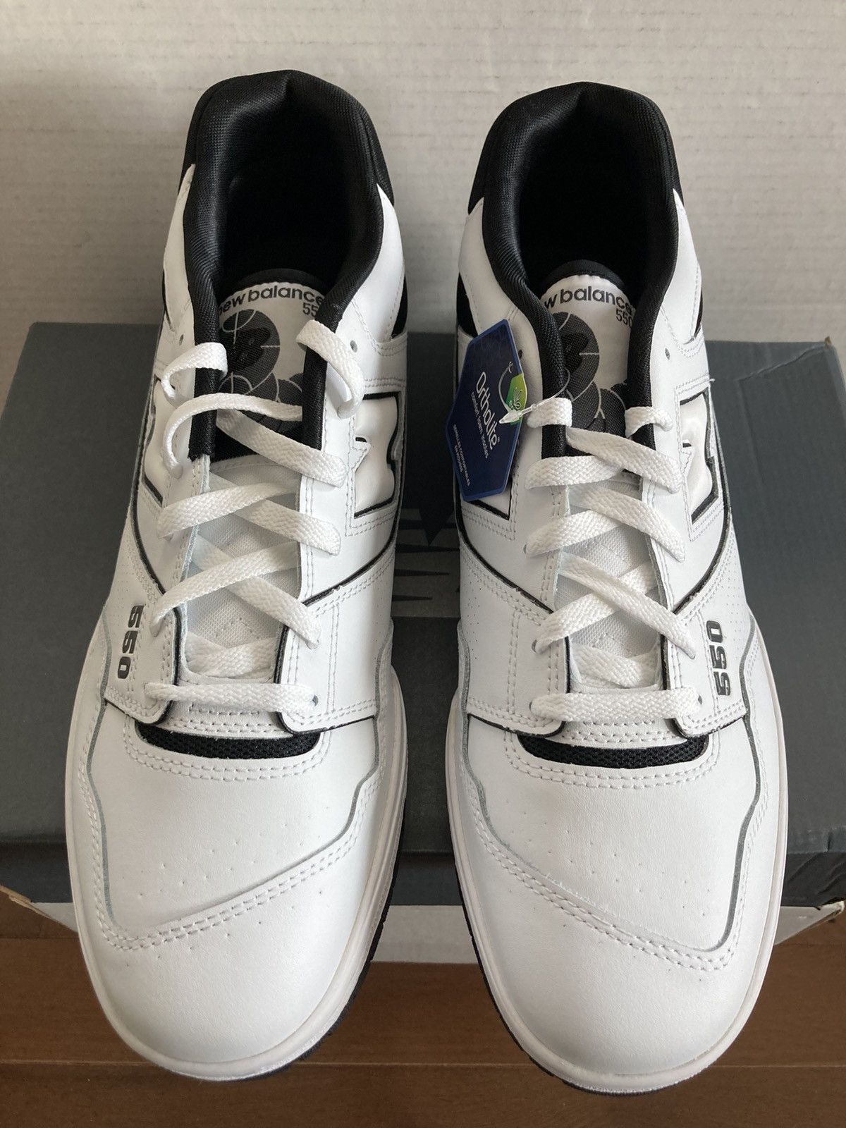 New Balance NEW BALANCE 550 WHITE BLACK BB550HA1 OREO SNEAKER SHOES 2021 Size US 14 / EU 47 - 6 Thumbnail