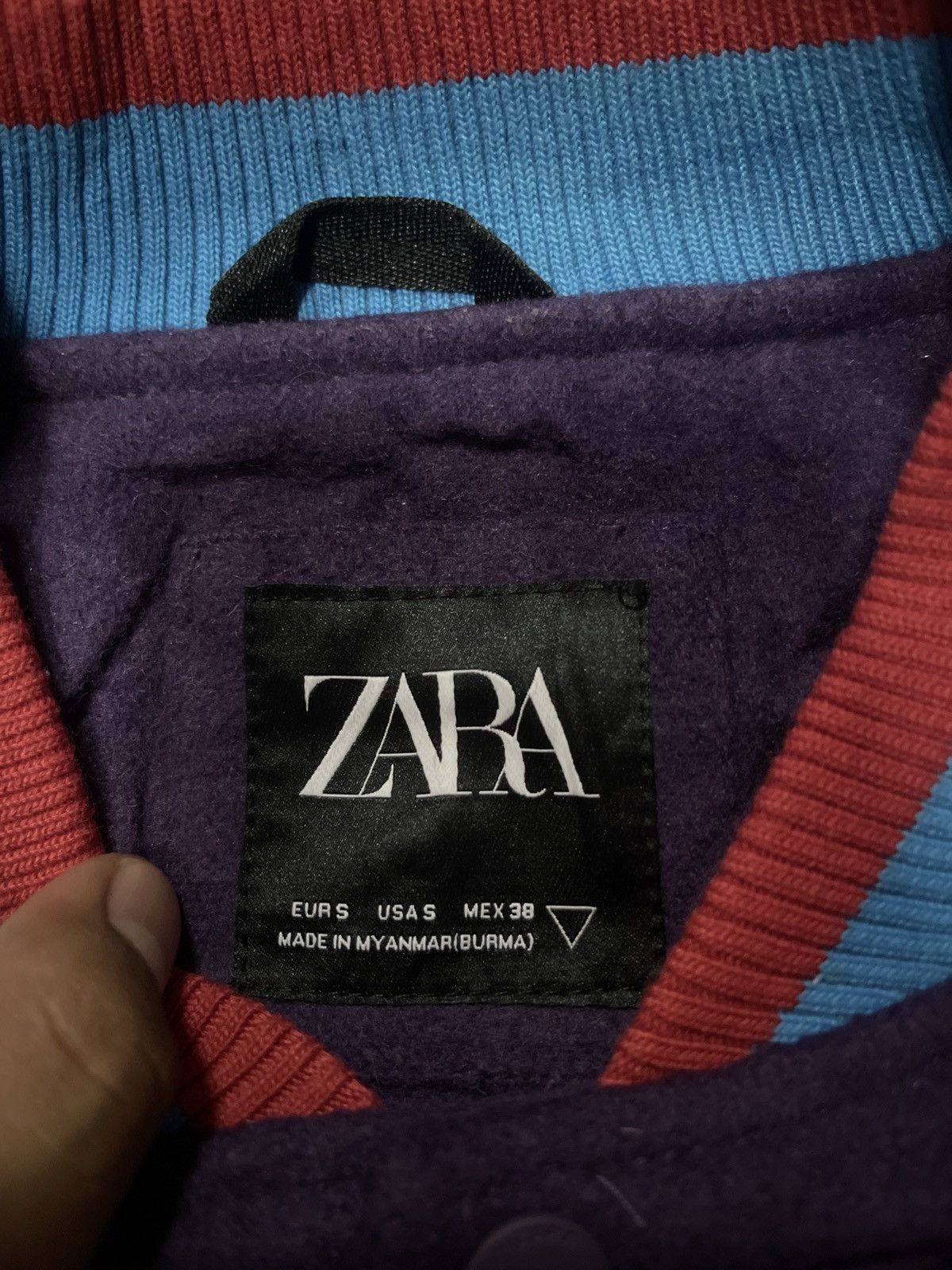 Zara Zara Varsity Jacket " Exploring The Absence"🔥🔥🔥 Size US S / EU 44-46 / 1 - 14 Thumbnail