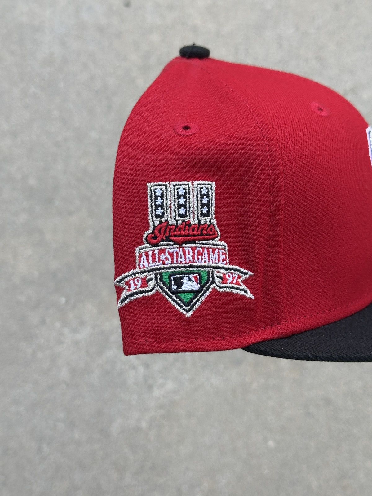 Hat Club × MLB × New Era Cleveland Indians OG College Crossover Campus Fashion 7 1/4 Size ONE SIZE - 2 Thumbnail