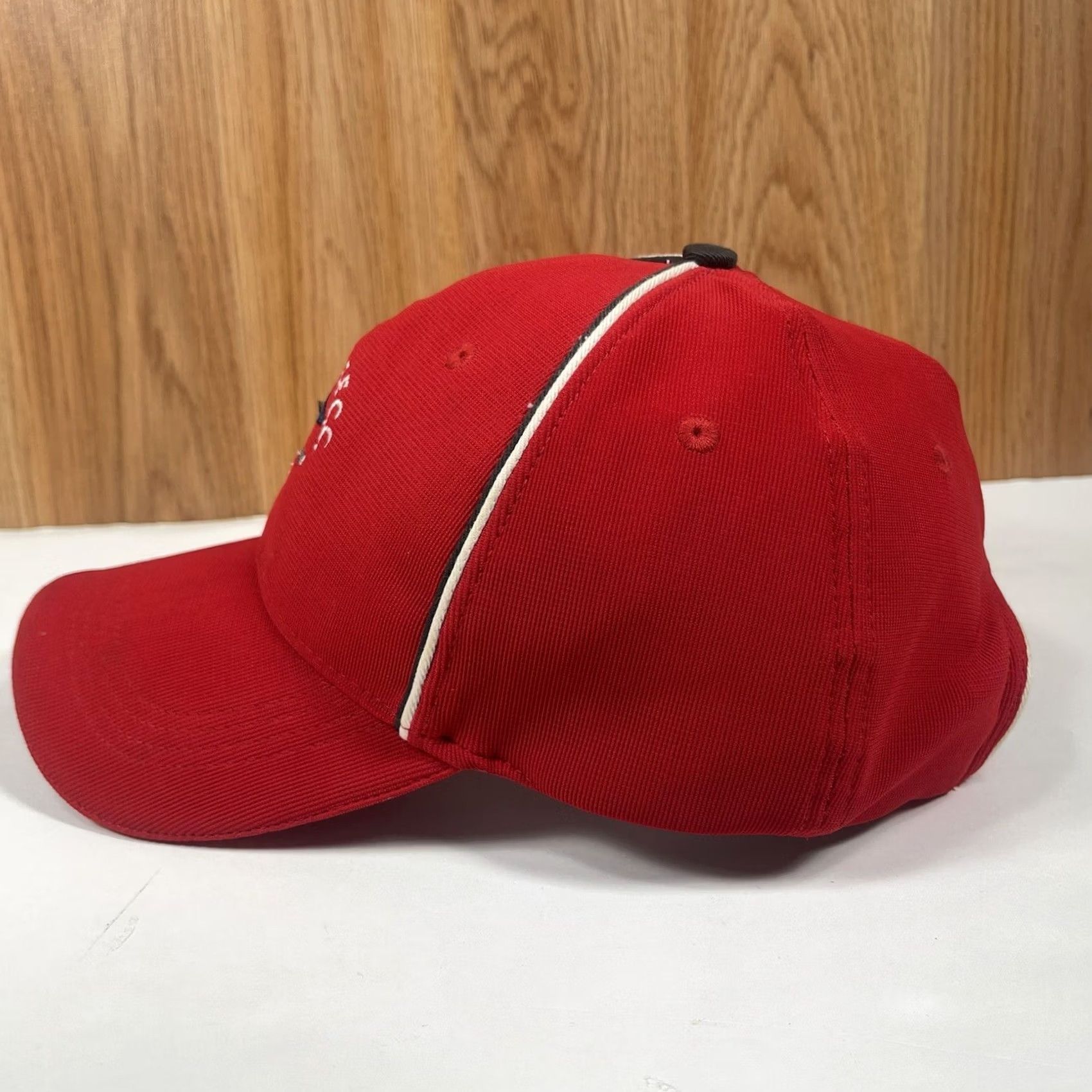 Vintage Ahead Hat Adults Red Classic Cut Adjustable Baseball Cap Size ONE SIZE - 4 Thumbnail