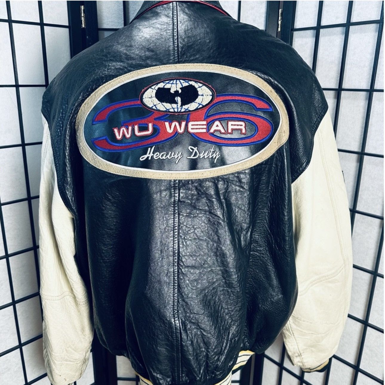 Wu-Tang Clan Wu-Wear USA Authentic Original Leather Vintage 90s Jacket Size US XL / EU 56 / 4 - 7 Thumbnail