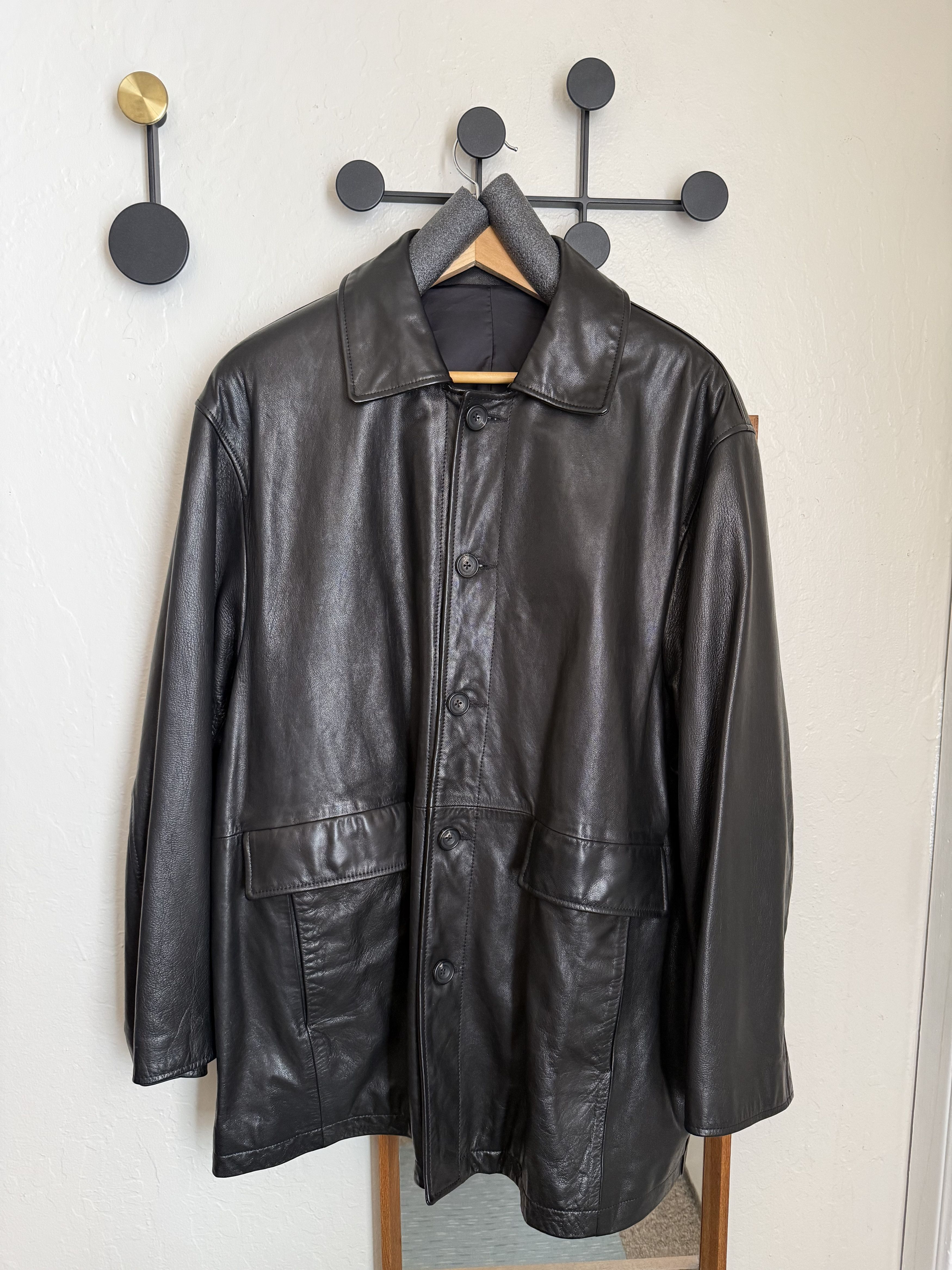Stein Goat Leather Car Coat Size US M / EU 48-50 / 2 - 1 Thumbnail