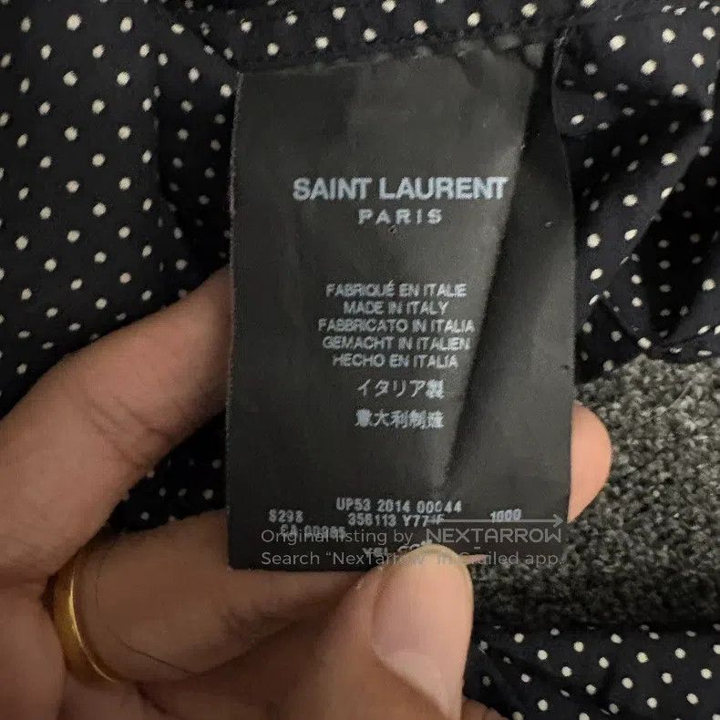 Saint Laurent Paris Saint Laurent Paris size 37 Polka Dot Shirt Size US XS / EU 42 / 0 - 5 Thumbnail