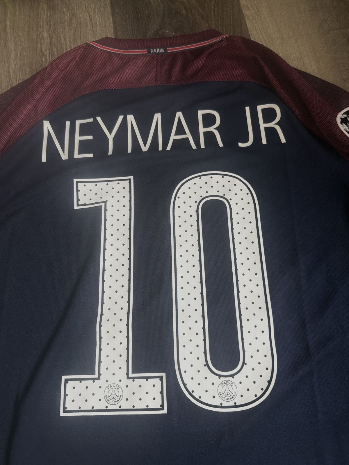 Nike PSG Paris Saint Germain Neymar Jr 10 Retro Soccer Jersey VTG Size US M / EU 48-50 / 2 - 2 Thumbnail