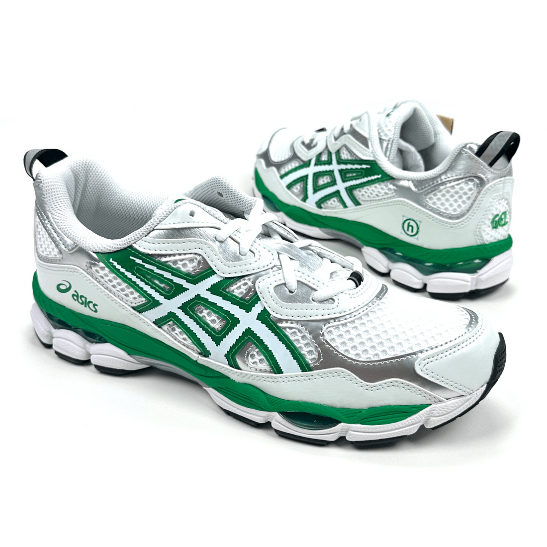 image of Asics Hidden Ny Gel Nyc Sneakers White Green, Men's (Size 10)