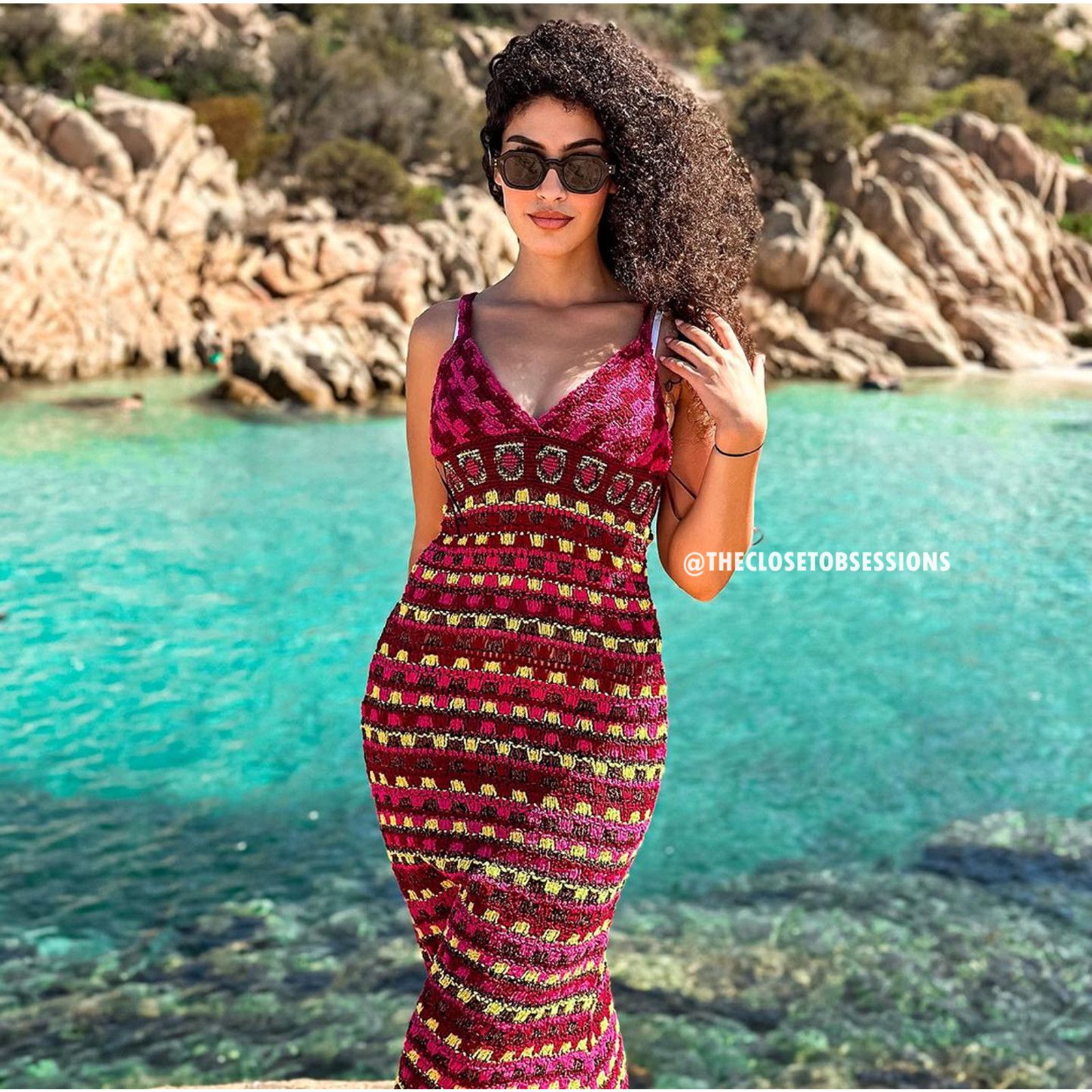 Zara ZARA BLOGGER FAVE!!! V-Neck Knit Dress NWT Size L / US 10 / IT 46 - 2 Thumbnail