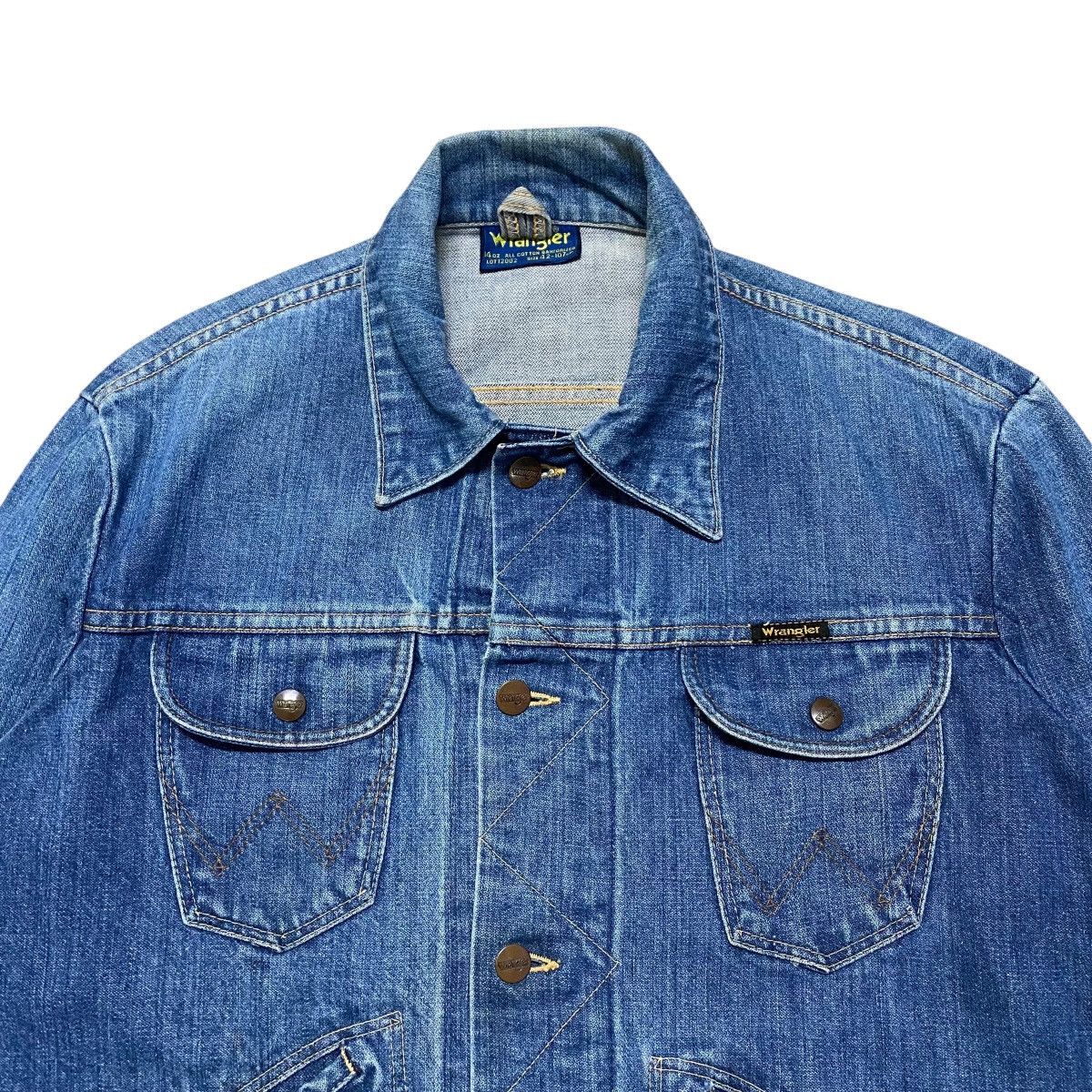 Wrangler Vintage 70s Wrangler Denim Trucker Jacket Lot 12002 Size US M / EU 48-50 / 2 - 3 Thumbnail