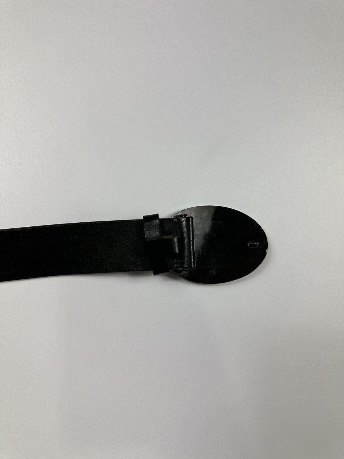 Hugo Boss Hugo Boss Leather Belt Black Big Metal Buckle Size ONE SIZE - 8 Thumbnail