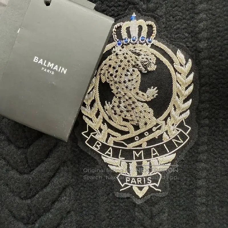 Balmain Balmain Black Wool Long Sleeve Sweater for Men . Size US M / EU 48-50 / 2 - 3 Thumbnail