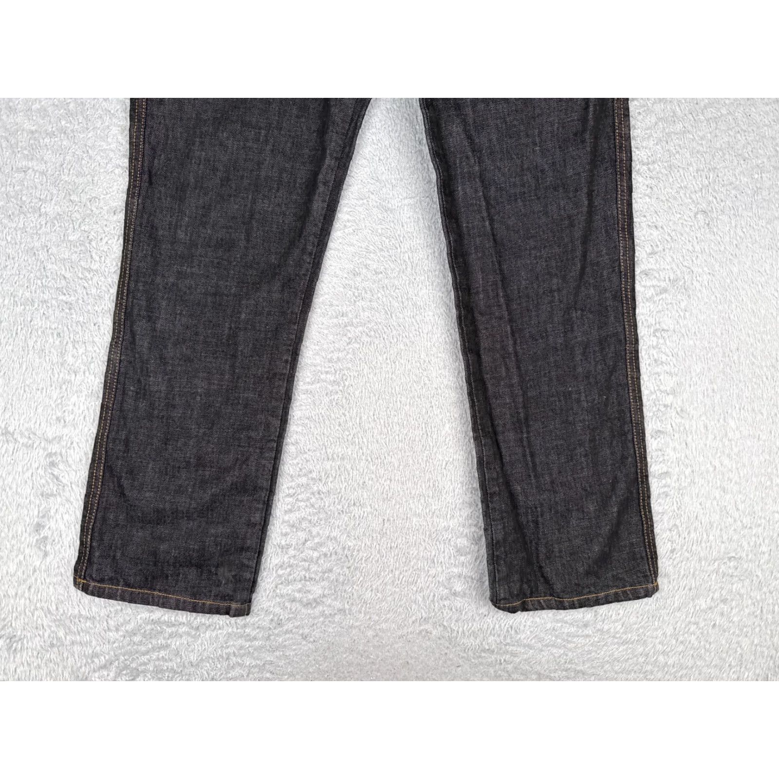 Nudie Jeans Nudie Jeans Co Jeans 32 Black Denim Straight Zip Fly 5-Pocket Slim Cotton Blend Denim Size US 32 / EU 48 - 2 Thumbnail