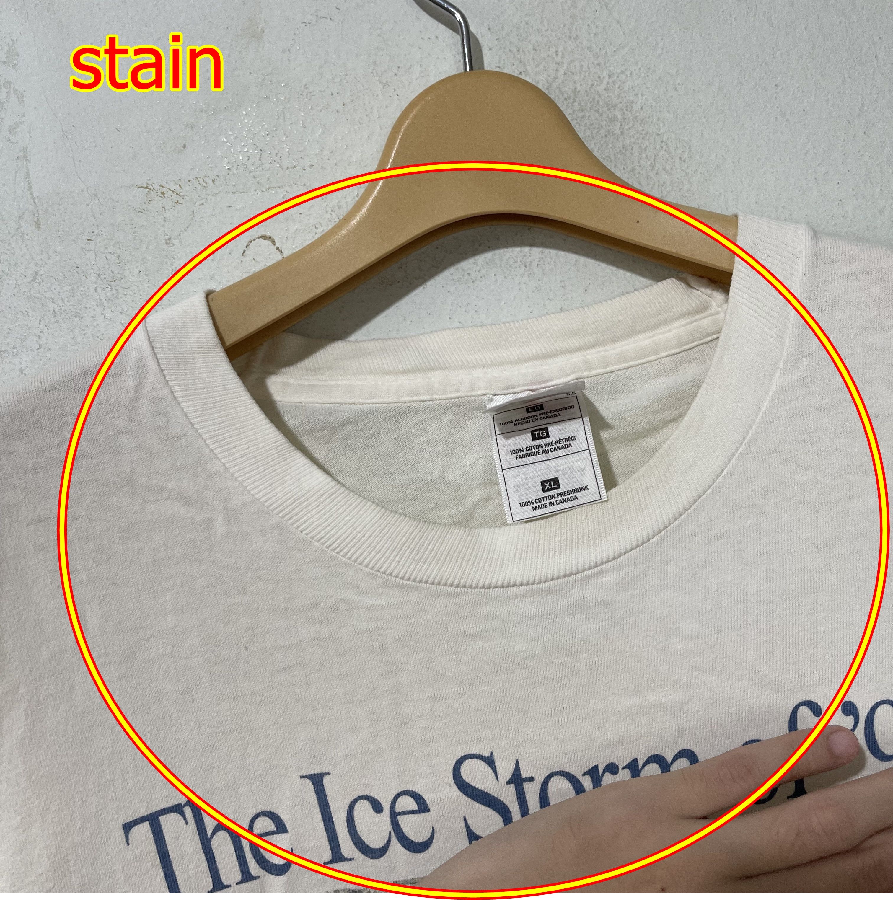 Vintage Vintage 1998 The Ice Storm of '98 T-Shirt Size US XL / EU 56 / 4 - 7 Thumbnail