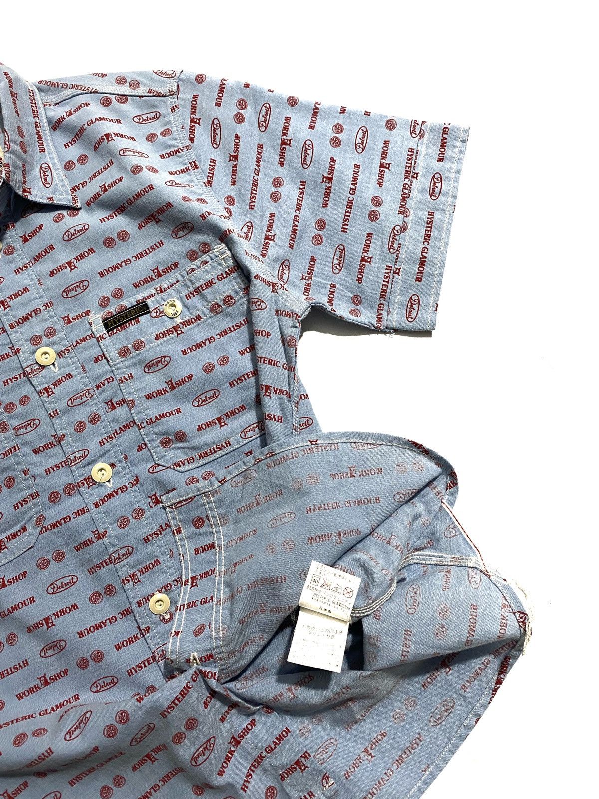 Hysteric Glamour × Issey Miyake × Le Grande Bleu (L.G.B.) Hysteric glamour shirt Size US S / EU 44-46 / 1 - 4 Thumbnail