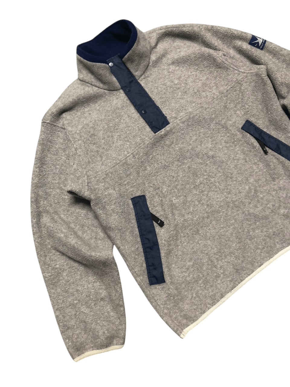 Helly Hansen × Polartec × Vintage 90s Helly Hansen Polartec Half Zipper Button Fleece Jacket Size US M / EU 48-50 / 2 - 4 Thumbnail