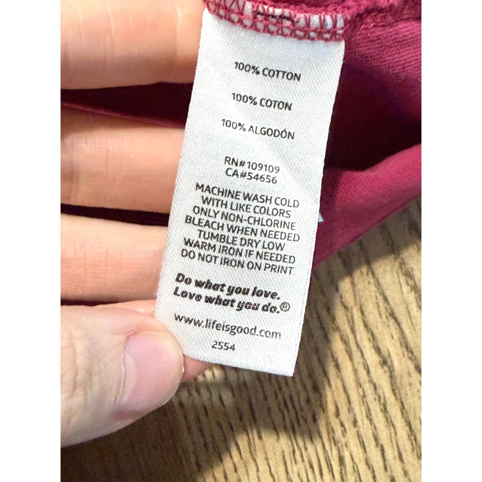 Life is Good Life is Good Shirts Women's Medium Purple Short Sleeve Crew Neck Basic Tees Size M / US 6-8 / IT 42-44 - 7 Thumbnail