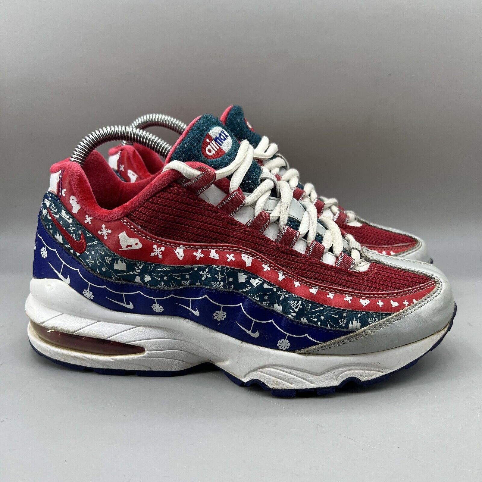 Nike Youth's 6 / Women's 7.5 - Nike Air Max 95 Christmas Sweater Size US 7.5 / IT 37.5 - 1 Thumbnail