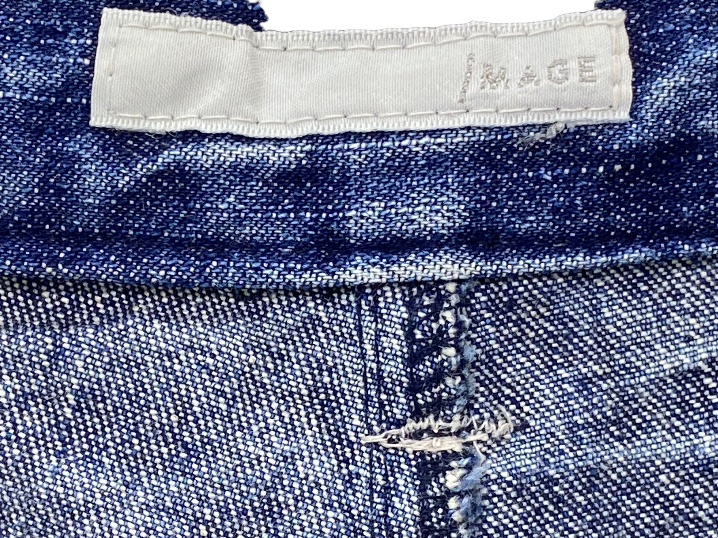 Japanese Brand Mage Denim Jeans Double Waist Japanese Brand Jeans Size US 28 / EU 44 - 9 Thumbnail