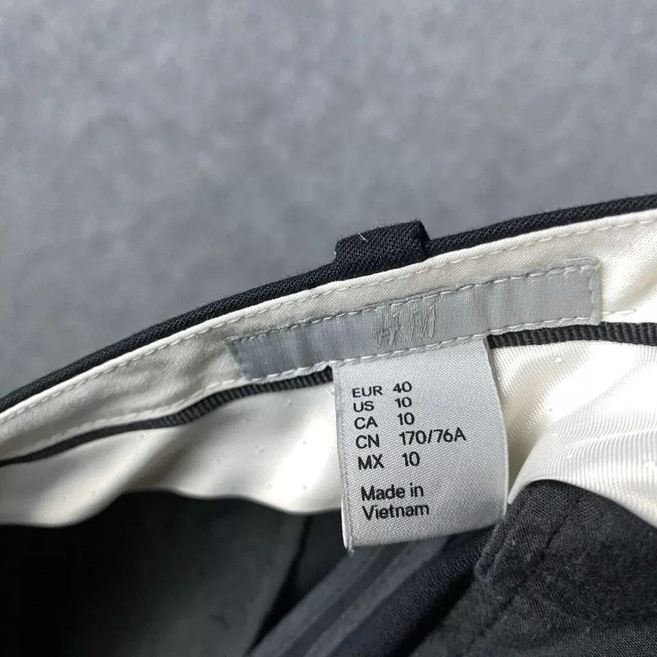 H&M H&M Pants Women's Size 10 Trousers Black Polyester Blend Size 32" / US 10 / IT 46 - 7 Thumbnail