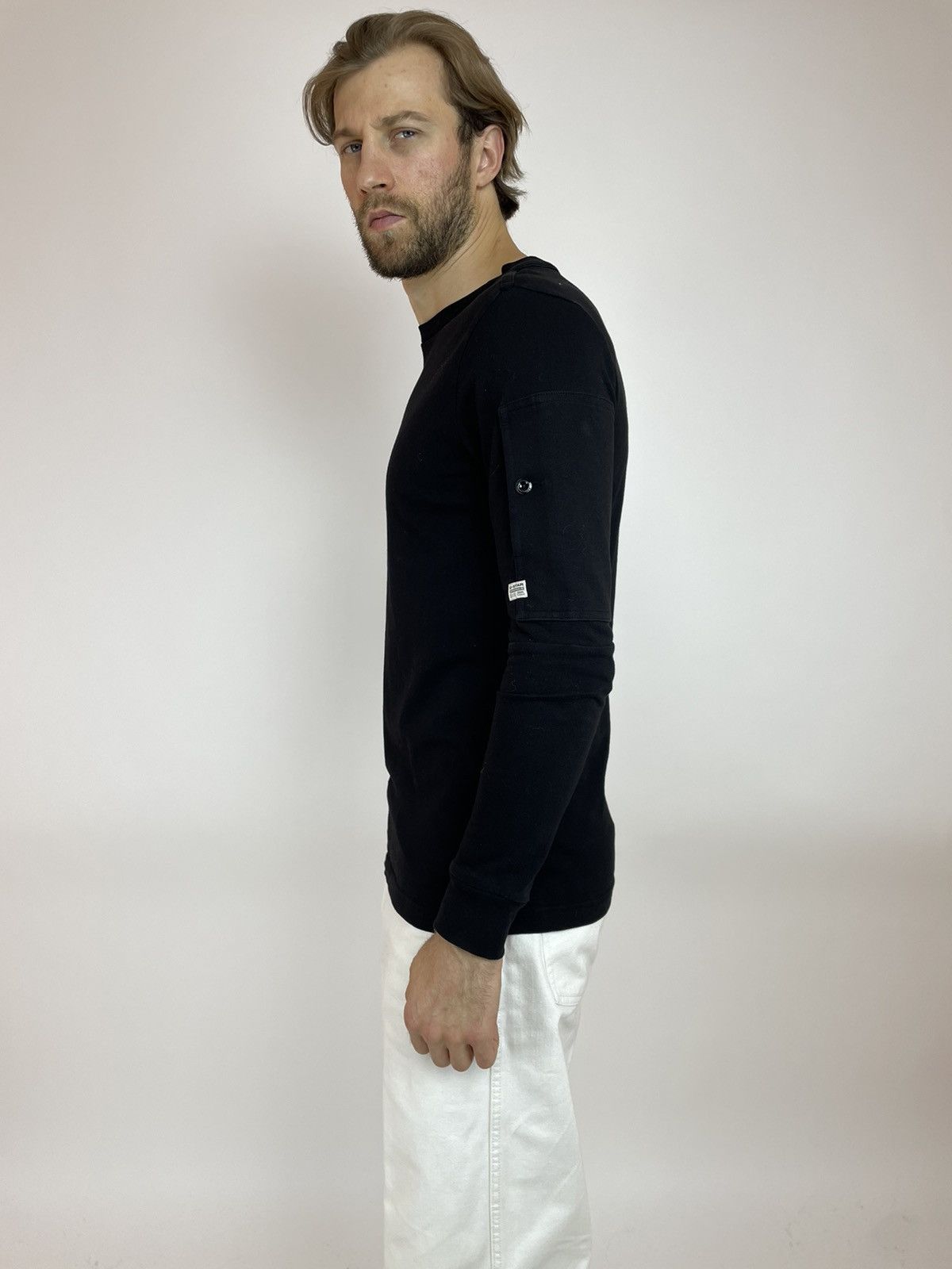 G-Star × Japanese Brand G-star STALT Regular R T L/S sweatshirt Mens size S Size US S / EU 44-46 / 1 - 6 Thumbnail