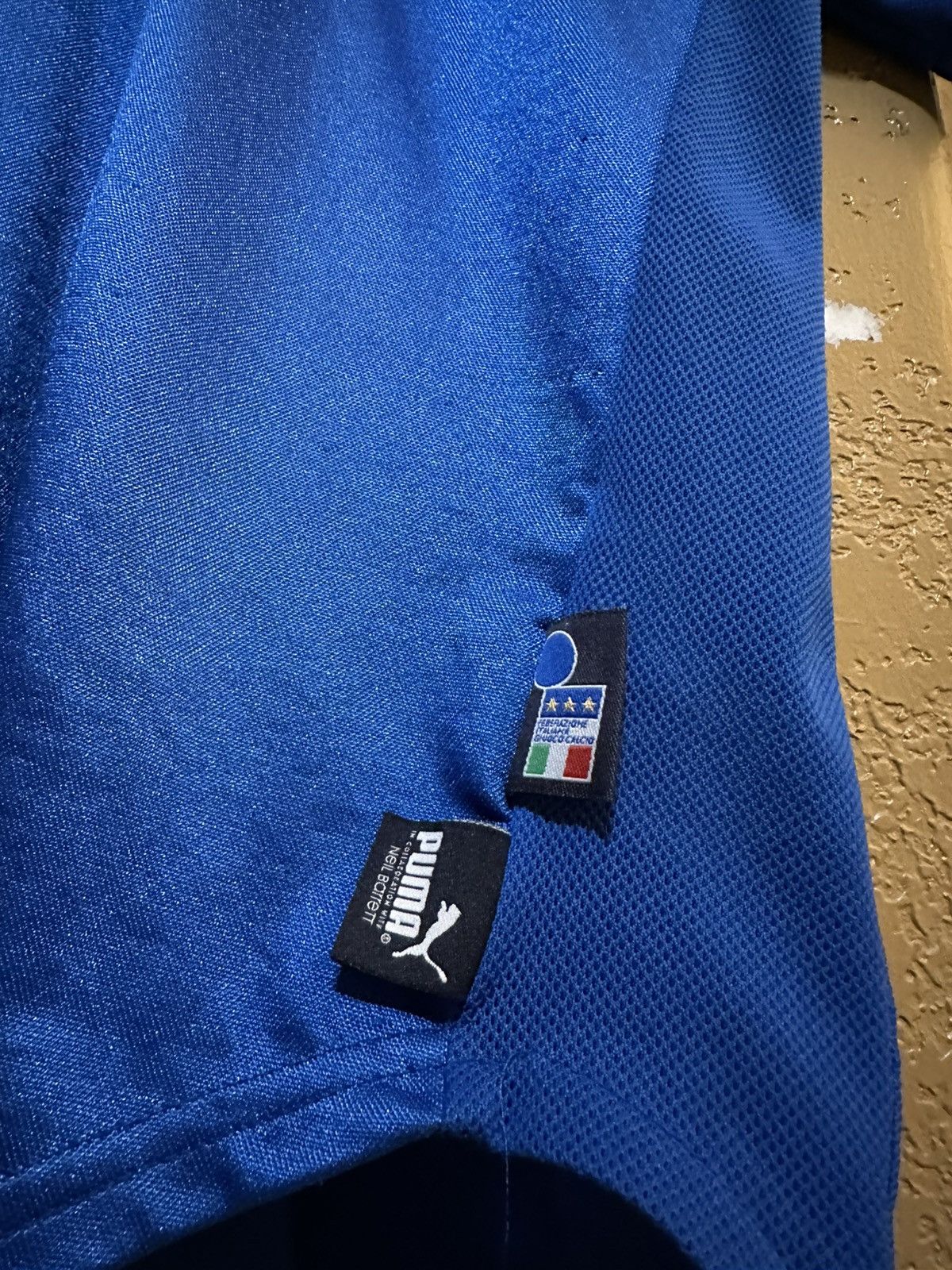 Neil Barrett × Puma 🇮🇹 2004 Italy Home Football Jersey Large Y2K Size US L / EU 52-54 / 3 - 4 Thumbnail