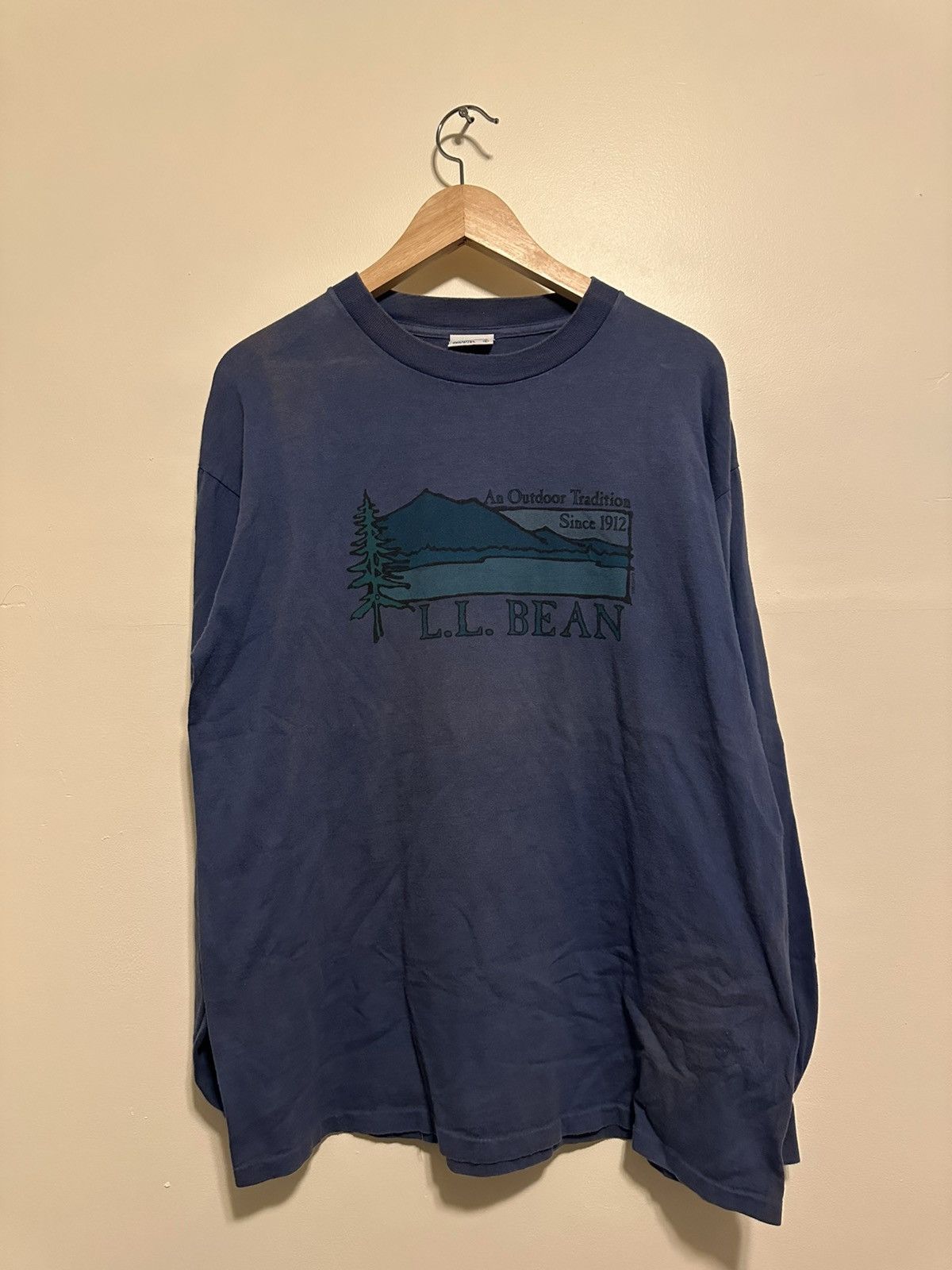 L.L. Bean 1990s Vintage L.L. Bean Longsleeve Tee Size US L / EU 52-54 / 3 - 1 Thumbnail