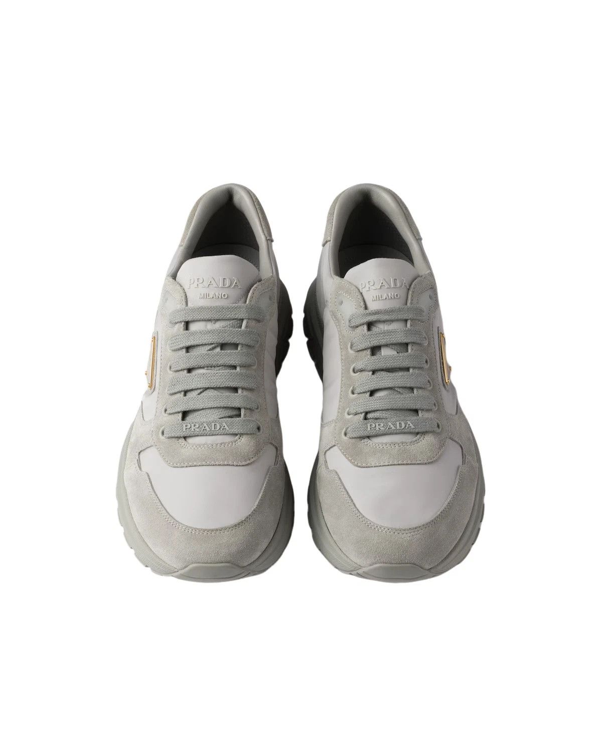 Prada PRADA Prax 2.0 Cloudy Gray Re-Nylon Sneakers Size US 5.5 / EU 38 - 3 Thumbnail