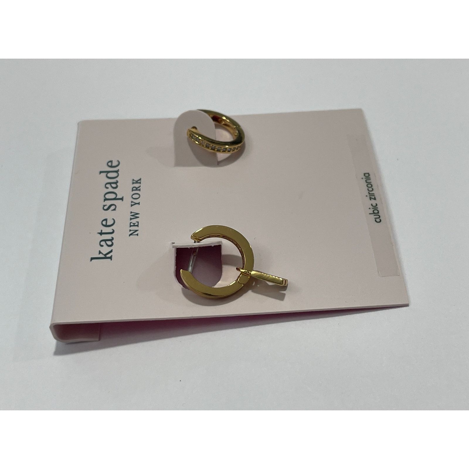 Kate Spade Kate Spade Tiny Twinkles k Huggies Letter K earrings New Size ONE SIZE - 5 Thumbnail