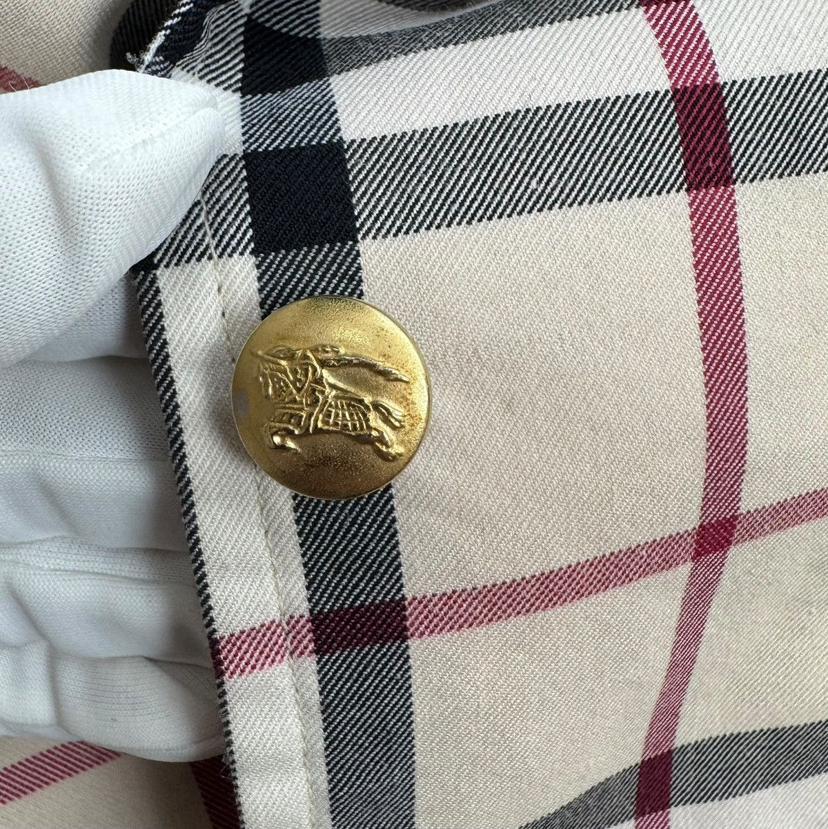 Burberry × Vintage Burberry London Full Check Jacket Vintage made in Hong Kong Size M / US 6-8 / IT 42-44 - 13 Thumbnail