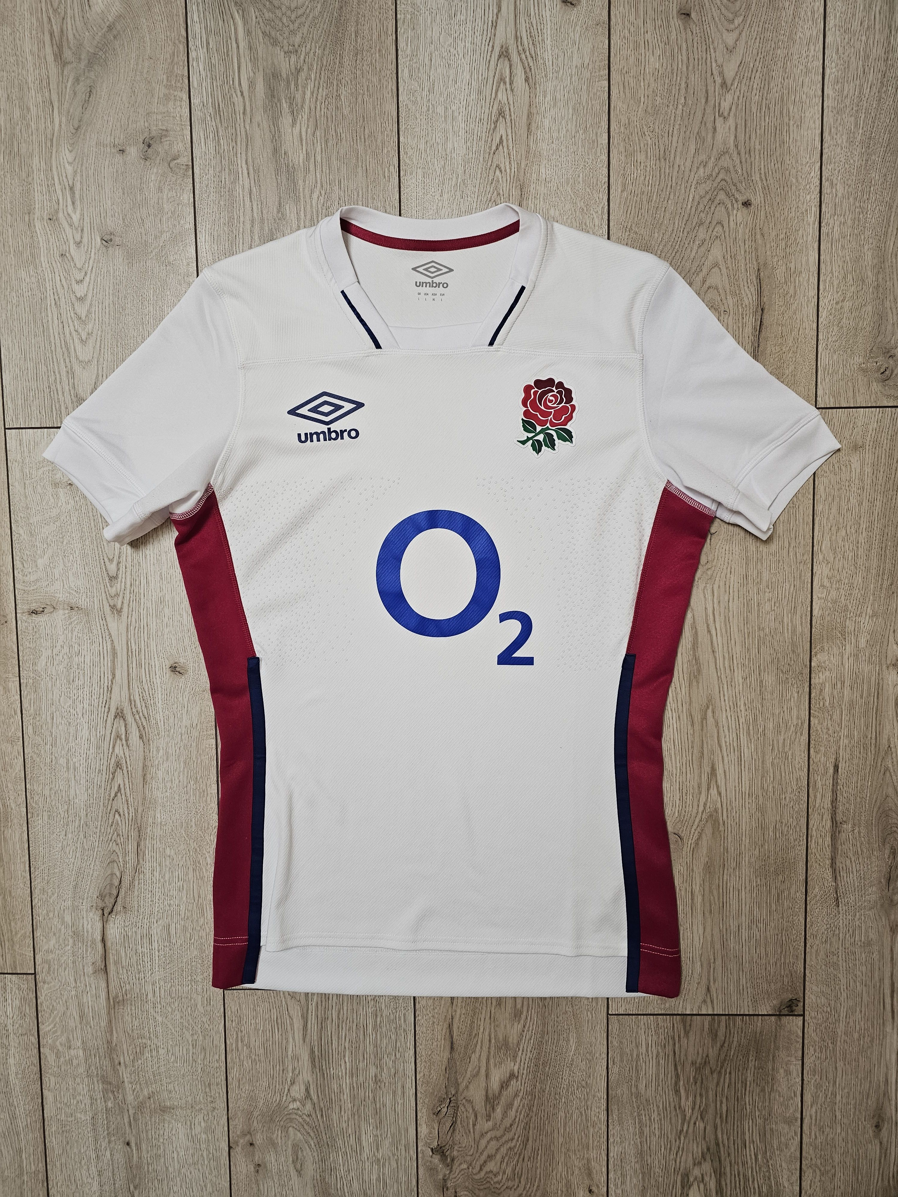 Umbro ENGLAND RUGBY JERSEY ENGLAND RUGBY SHIRT AWAY WHITE O2 Size US L / EU 52-54 / 3 - 1 Thumbnail