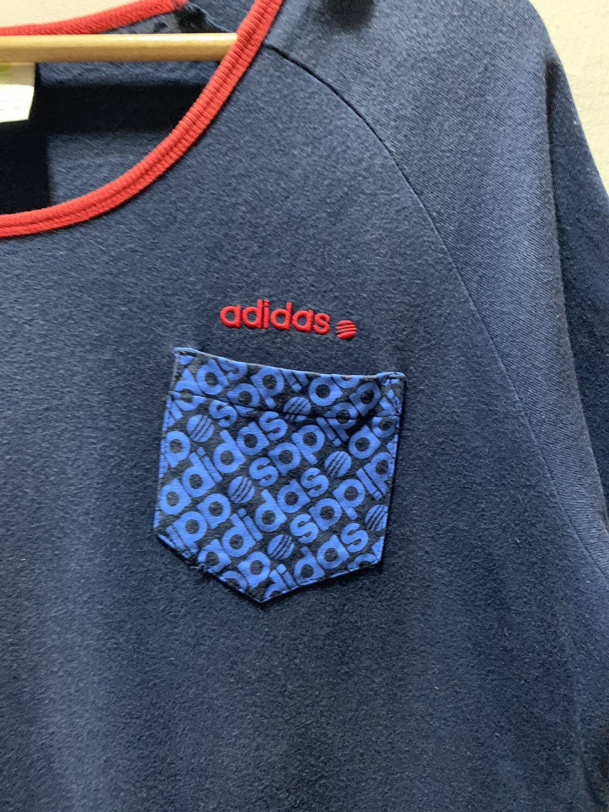 Adidas Adidas Neo Blue Pocket Tee Size US L / EU 52-54 / 3 - 2 Thumbnail