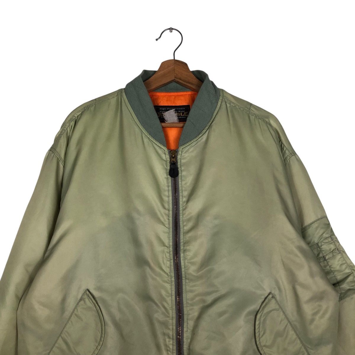 Japanese Brand 📌Vintage Fly Bomber Jacket Reliable Military Collection Size US M / EU 48-50 / 2 - 4 Thumbnail