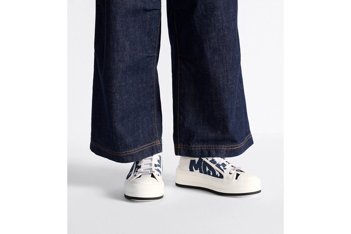 Dior o1bcso1str0226 Walkin Platform Sneaker in White/Deep Blue Size US 9 / IT 39 - 6 Thumbnail