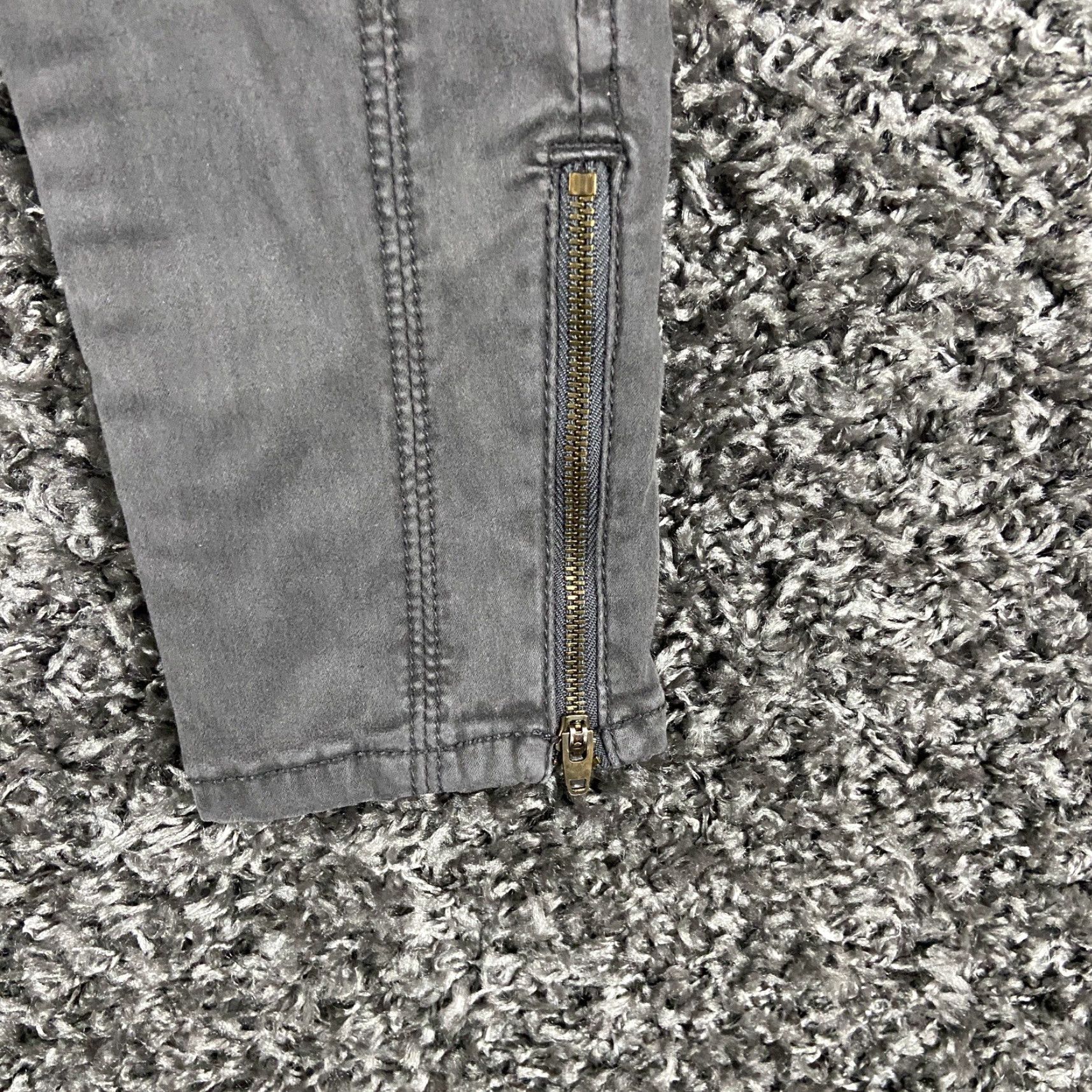American Eagle Outfitters VINTAGE American Eagle Outfitters Women’s Jegging Gray Size 4 High-Rise Stretch Pants Size 27" / US 4 / IT 40 - 2 Thumbnail