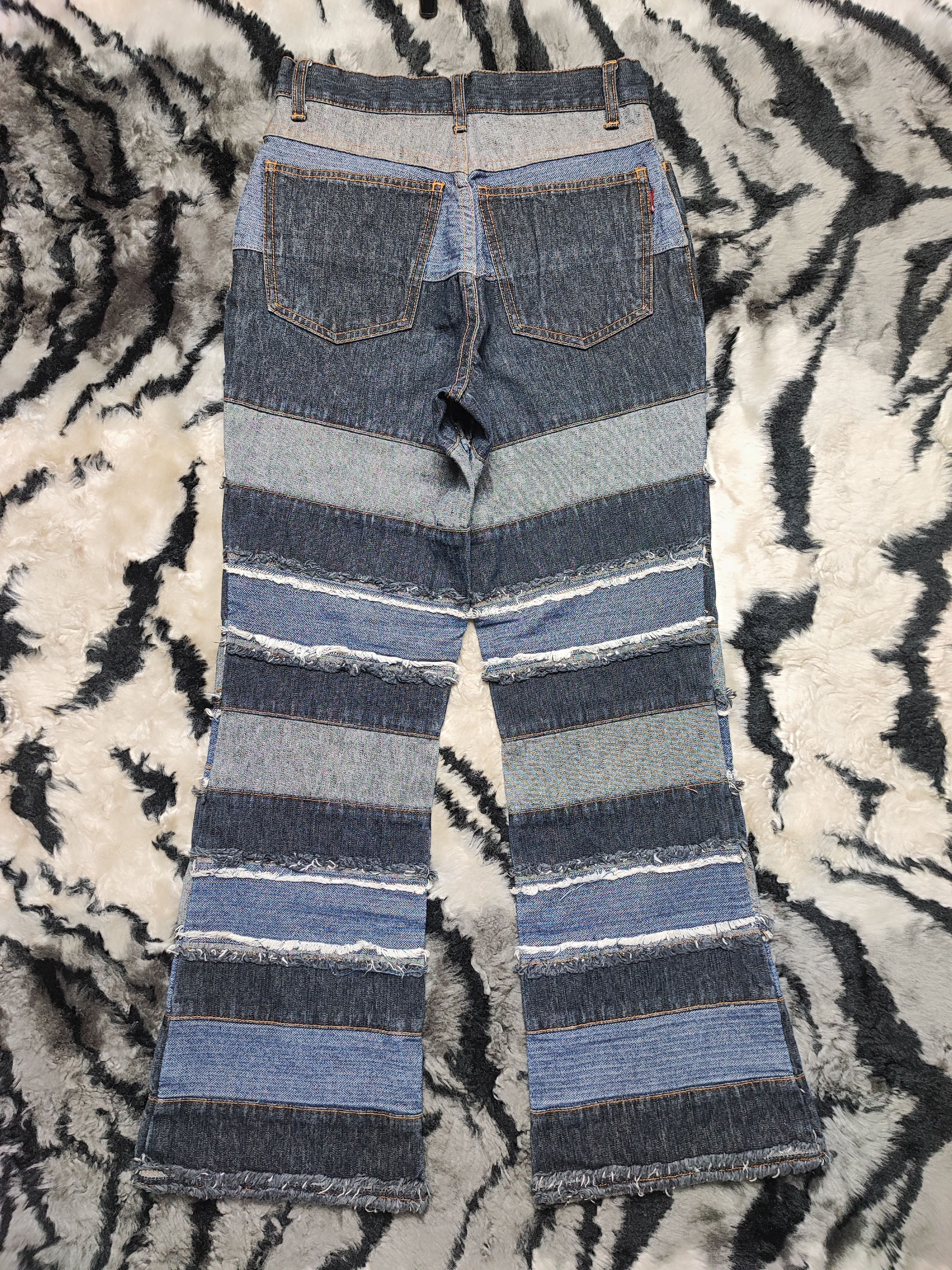 Hysteric Glamour Hagi Flared Denim Patchwork Inspired Hysteric Glamour Size 25" / US 0 / IT 36 - 8 Thumbnail