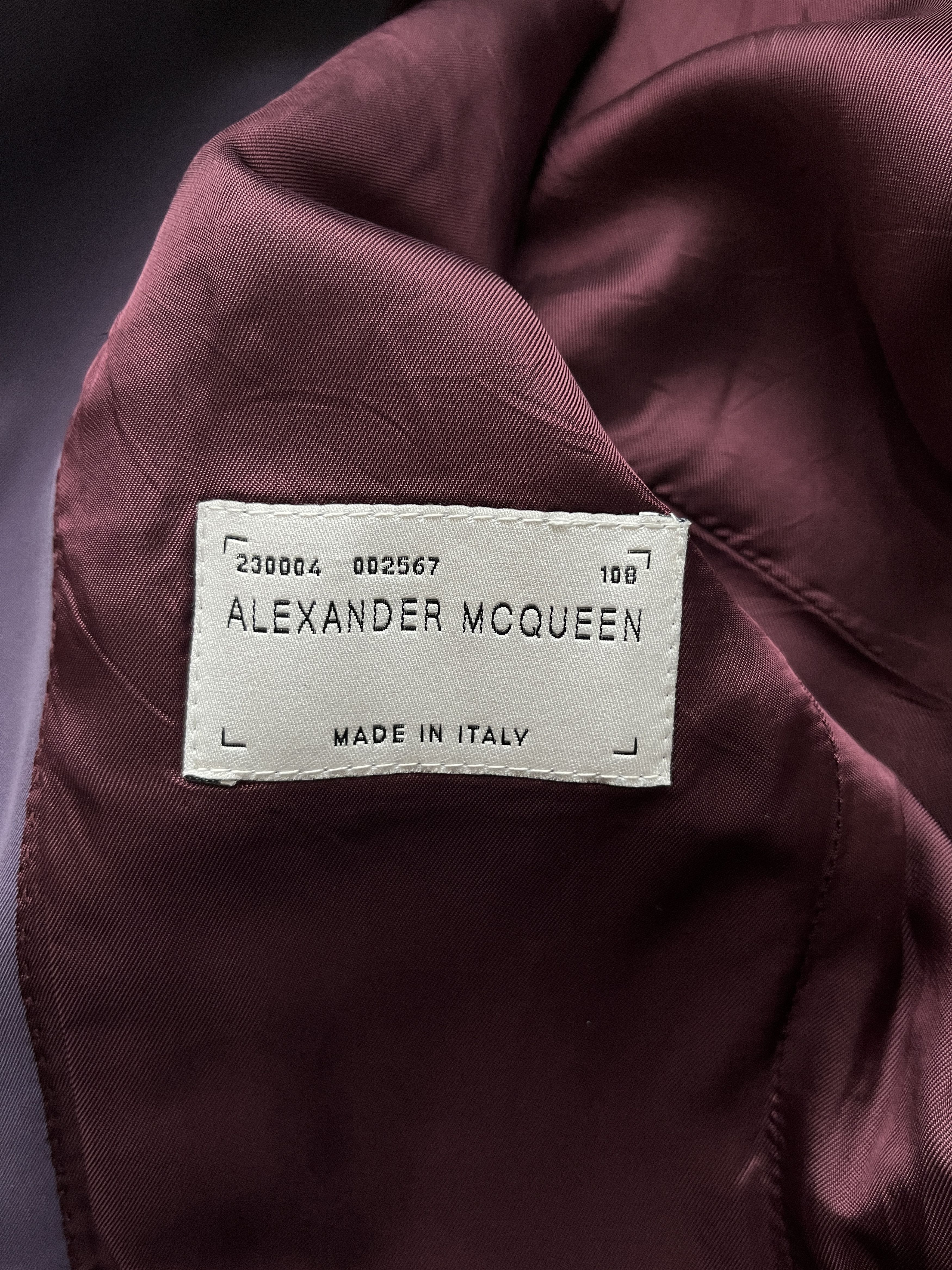 Alexander McQueen ⚡️QUICK SALE⚡️1996 Alexander McQueen Purple Blazer Jacket Size M / US 6-8 / IT 42-44 - 4 Thumbnail