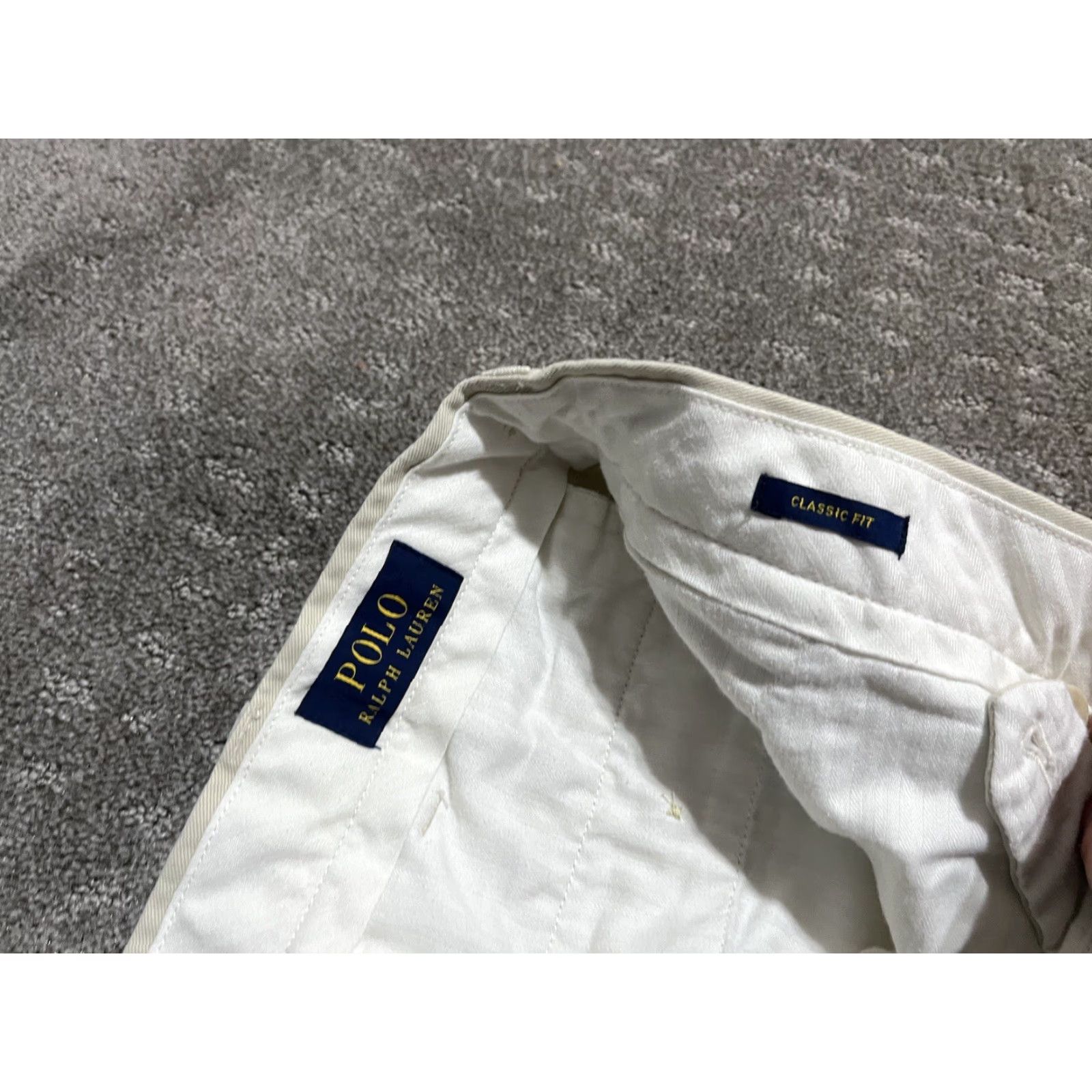 Polo Ralph Lauren Polo Ralph Lauren Chino Twill Pants 38x32 Classic Fit Cotton Mens Beige Size US M / EU 48-50 / 2 - 6 Thumbnail