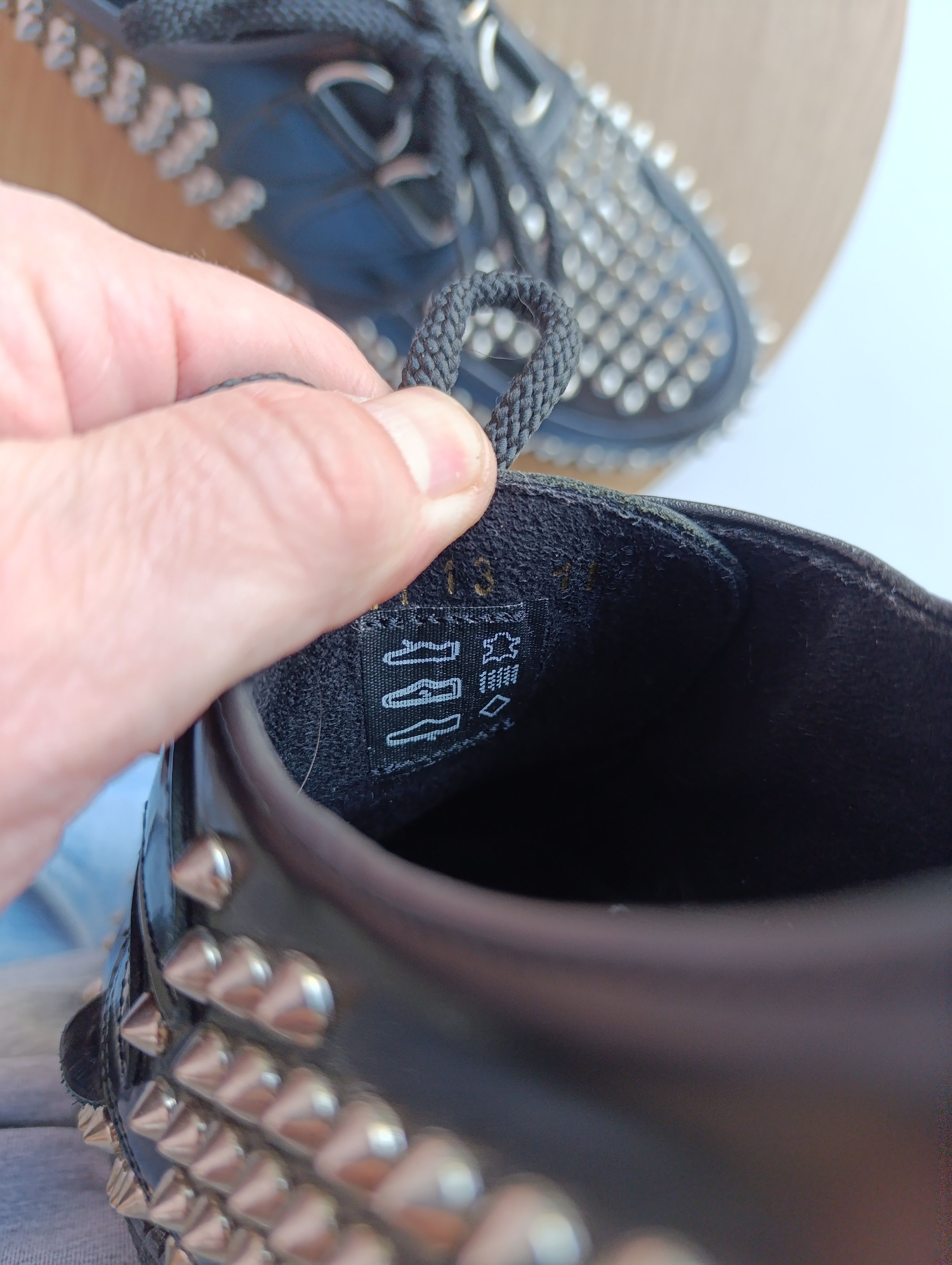 Other UNDERGROUND WOMEN STUDDED CREEPER SHOES THE ORIGINAL WULFRUN Size US 6 / IT 36 - 14 Thumbnail
