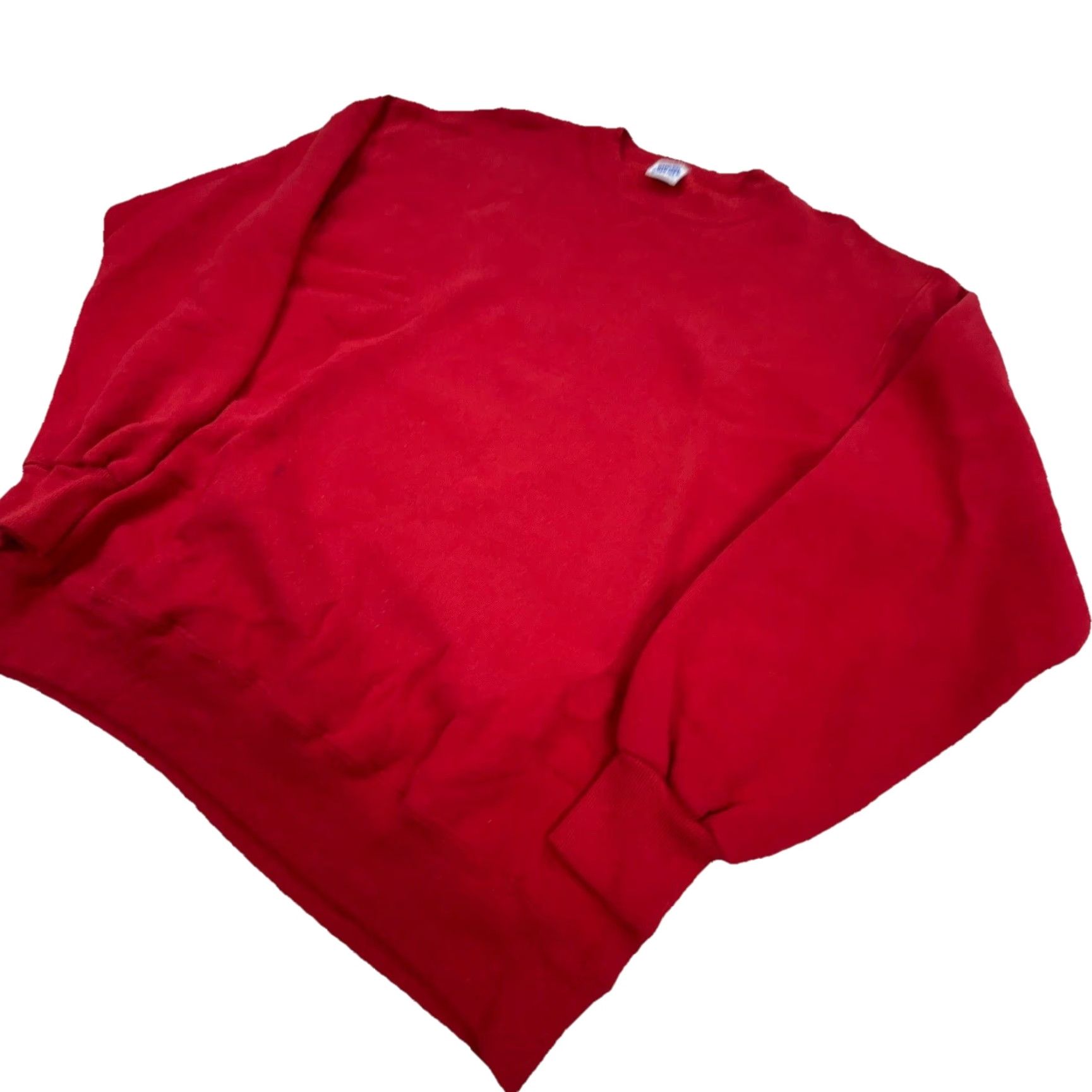 Jerzees VINTAGE Jerzees Sweatshirt Mens Large Red Crew Neck 90s 50/50 Fleece Heavyweight All Seasons Pullover Classic Hipster Retro American Style Size US L / EU 52-54 / 3 - 2 Thumbnail