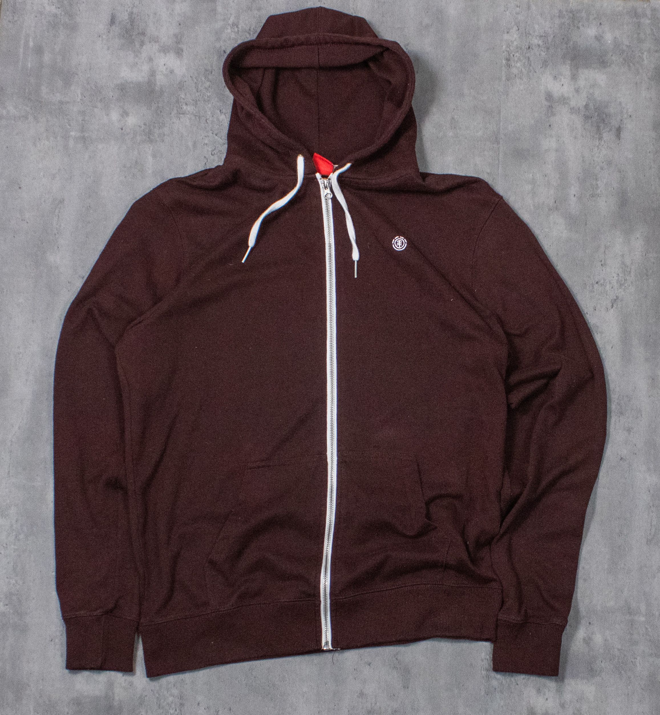 Element Y2K 2000'S Element Skater Burgundy Zip Hoodie Sweater Size US M / EU 48-50 / 2 - 3 Thumbnail