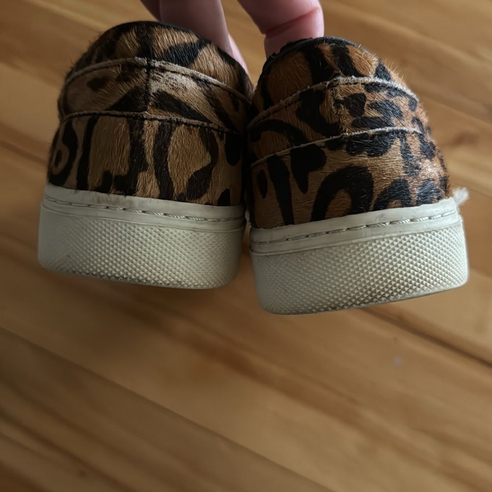 Aldo Aldo calf hair leopard print slip on sneakers. White bumper Size US 8.5 / IT 38.5 - 4 Thumbnail
