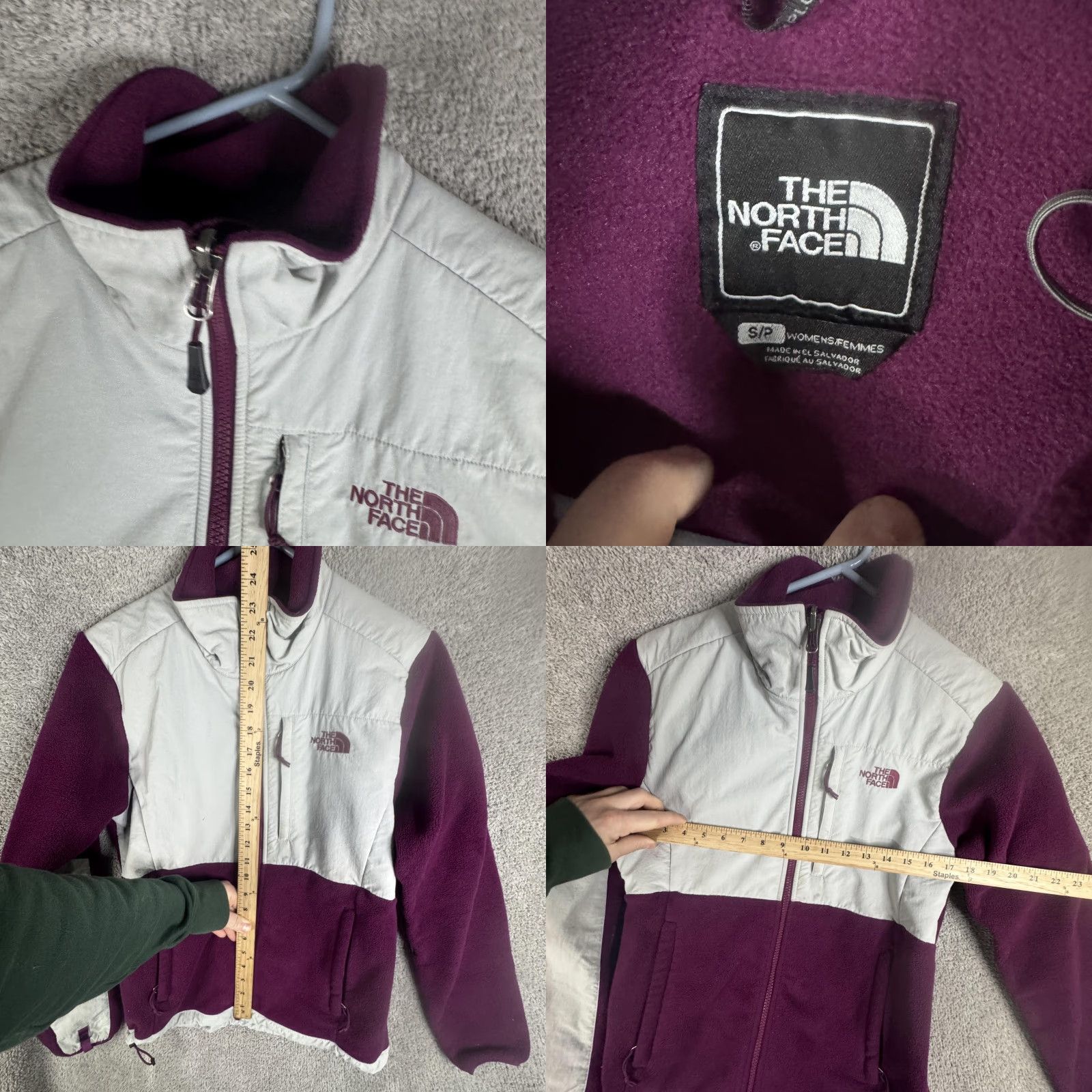 The North Face The North Face Fleece Jacket Womens S Purple Full Zip Outdoor Polartec Size S / US 4 / IT 40 - 8 Thumbnail