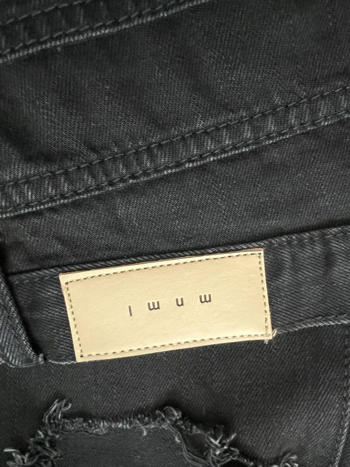 MNML Black Ripped Denim Jeans Size US 32 / EU 48 - 5 Thumbnail