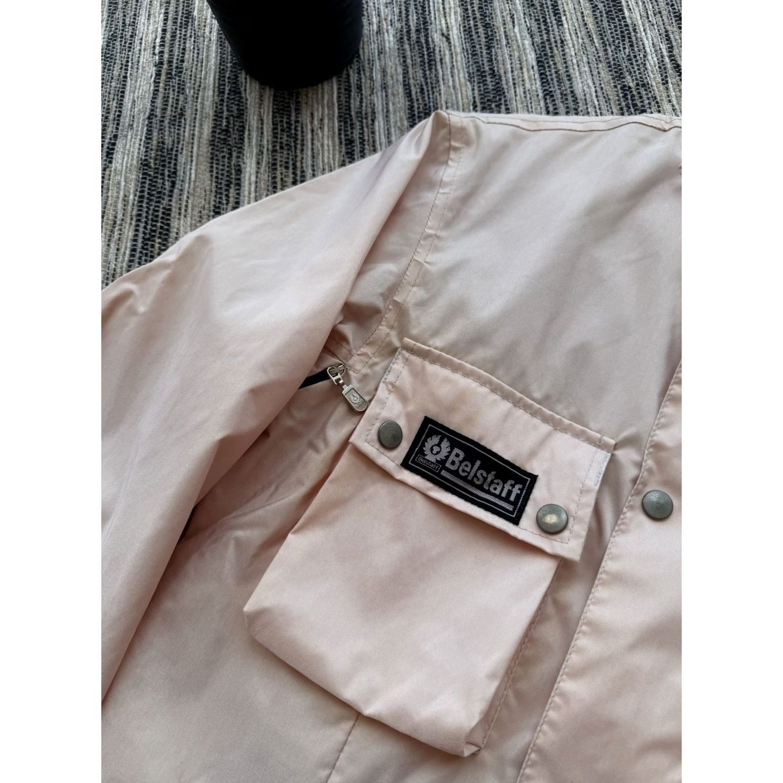 Belstaff VINTAGE Belstaff Jazz Rallymaster 350 Pro Womens Jacket 42 Ivory Nylon Motorcycle Beig Size M / US 6-8 / IT 42-44 - 5 Thumbnail