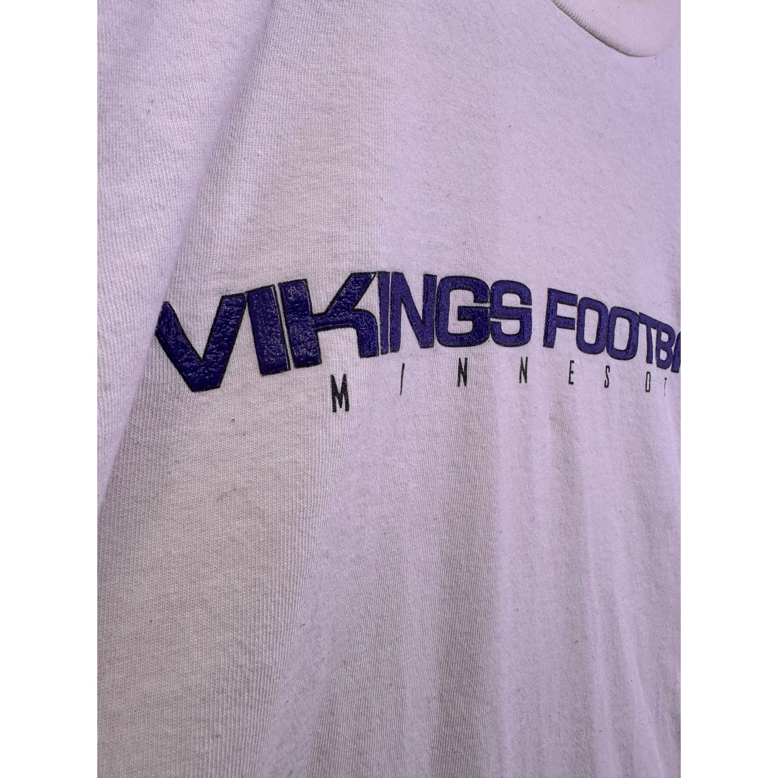 Reebok Vintage Reebok NFL MN Vikings White Tshirt Size 2XL Size US XXL / EU 58 / 5 - 7 Thumbnail