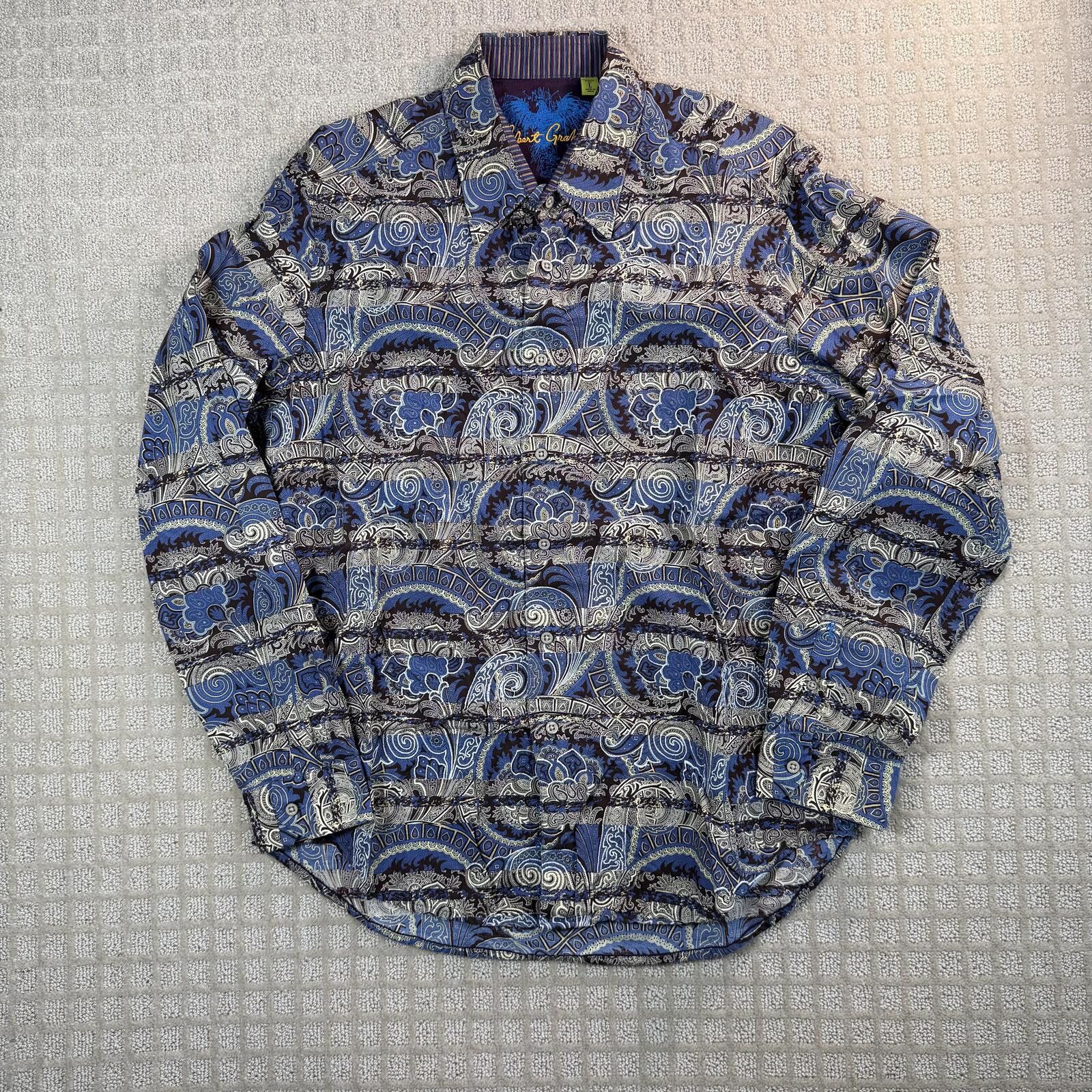 Robert Graham Robert Graham Filigree Print Button Up Shirt Large Size US L / EU 52-54 / 3 - 1 Thumbnail