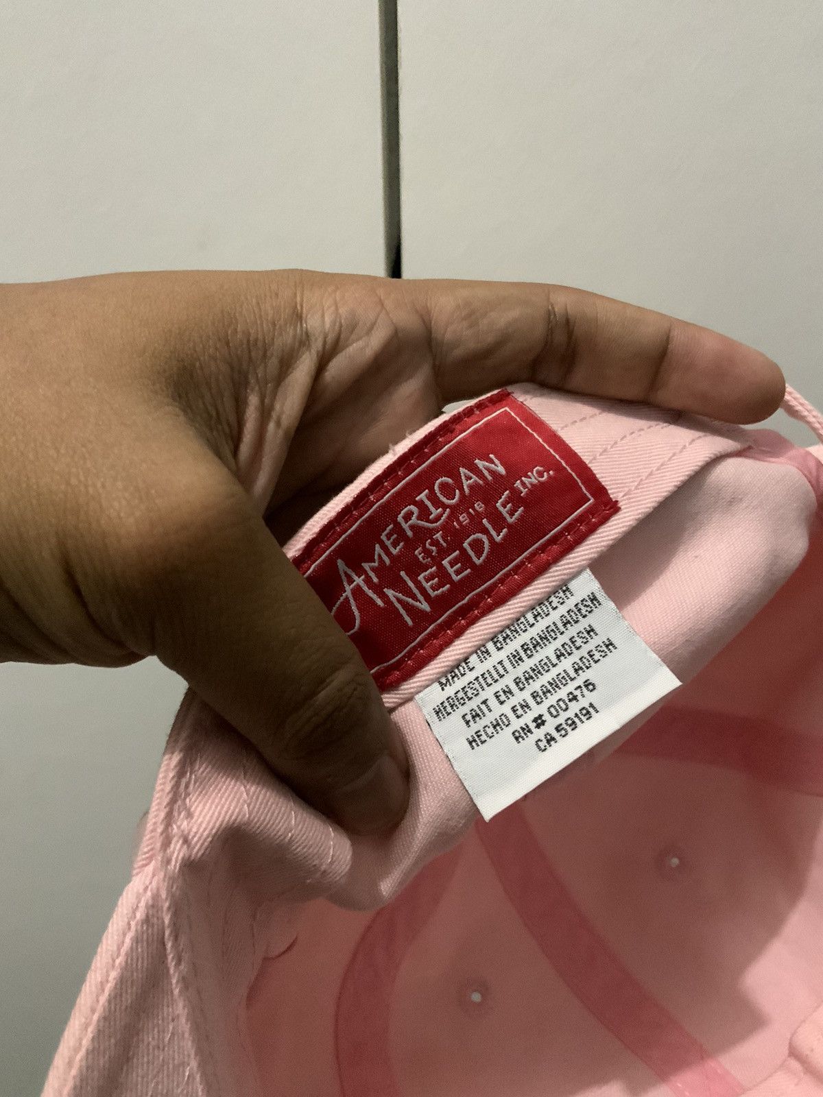 American Needle American Needle LA Mini Logo Pink Hat Size ONE SIZE - 11 Thumbnail
