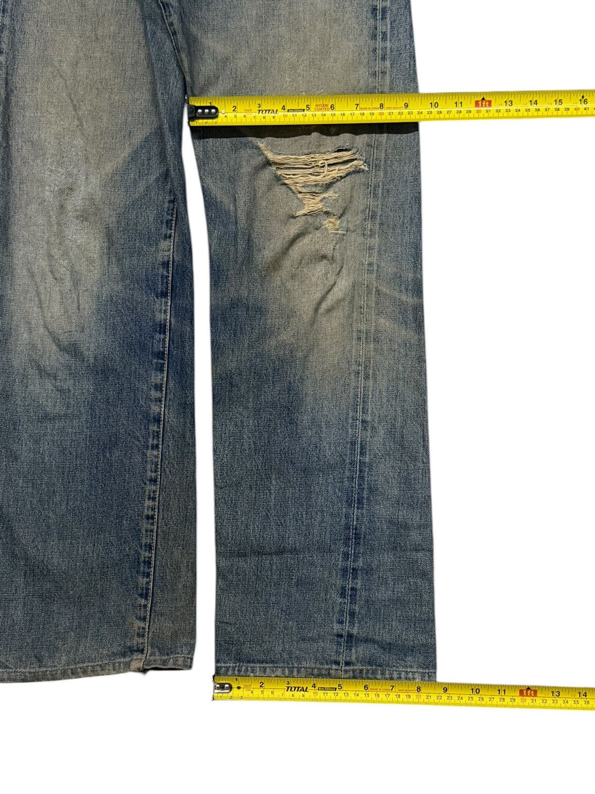 Blue Blue Japan Vintage Blue Way Co.Ltd Japanese Selvedge Denim | W29 Size US 29 - 18 Thumbnail