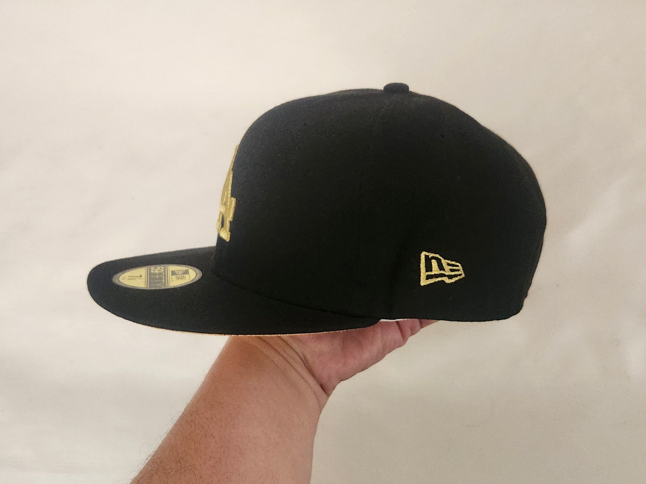 Cooperstown Collection × New Era New Era LA Los Angeles Dodgers Fitted Gold Rush 75th 7 7/8 Size ONE SIZE - 3 Thumbnail