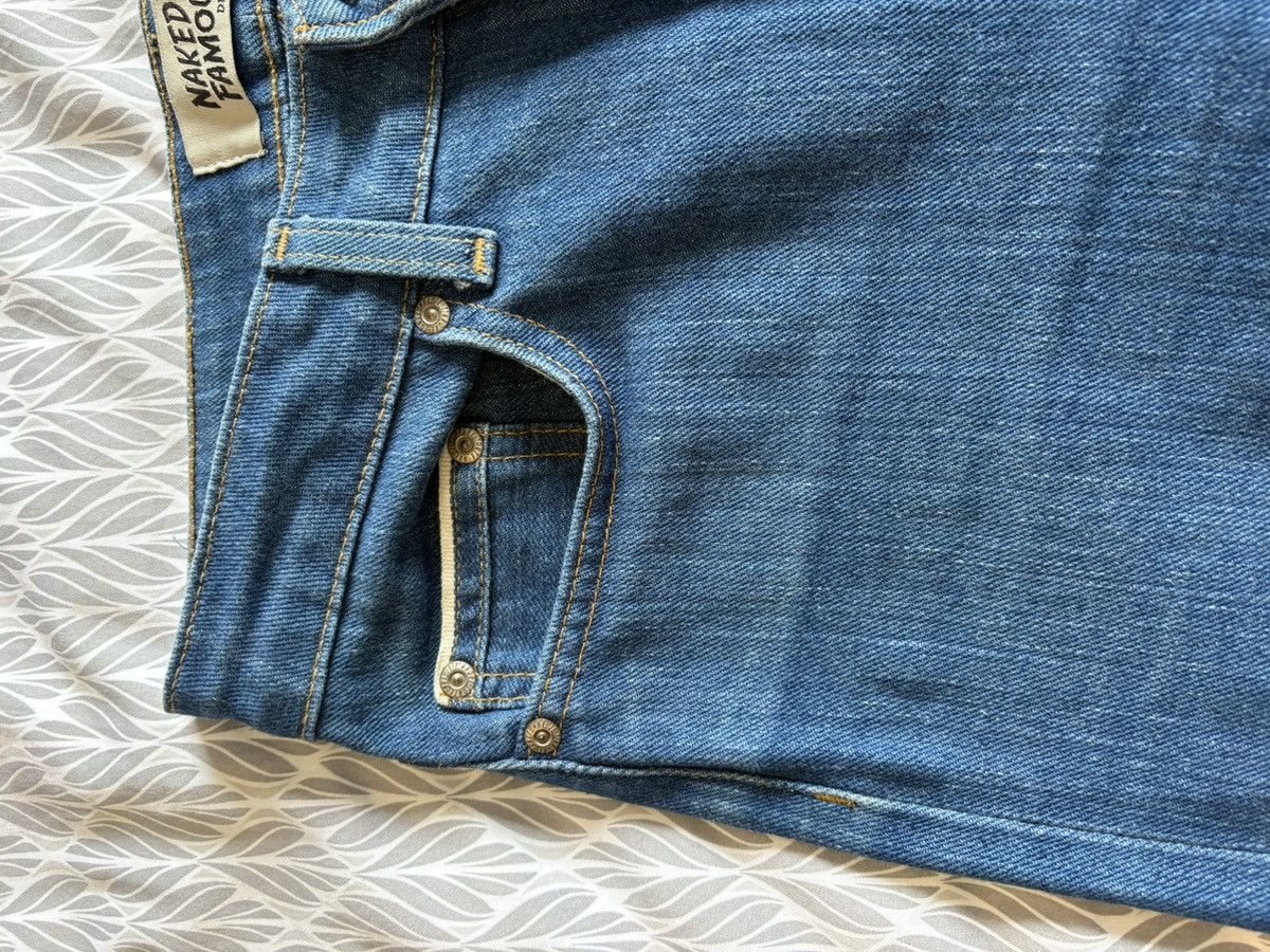 Naked & Famous Naked and Famous Island Blue Stretch Selvedge - High Skinny Size 28" / US 6 / IT 42 - 2 Thumbnail